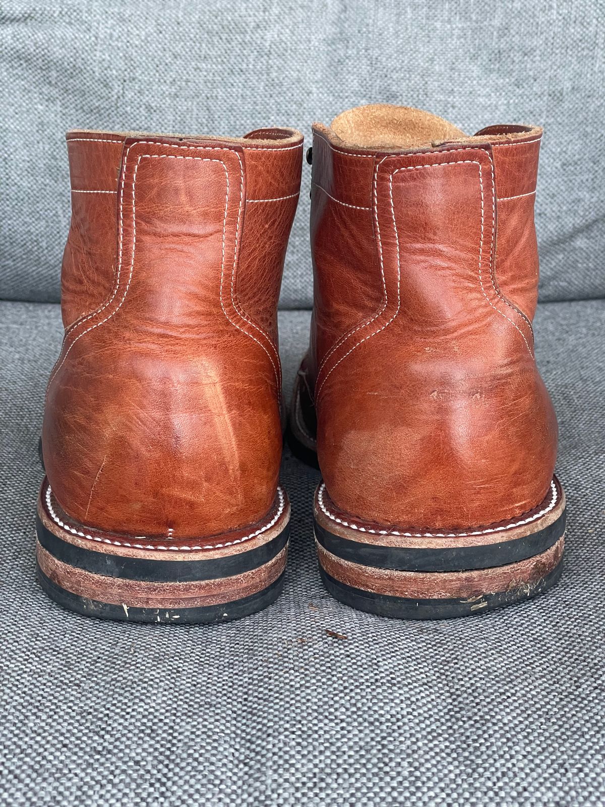 Photo by prock1820 on February 1, 2026 of the Rios of Mercedes Rios Boot No.93 in Horween Chestnut Dublin.
