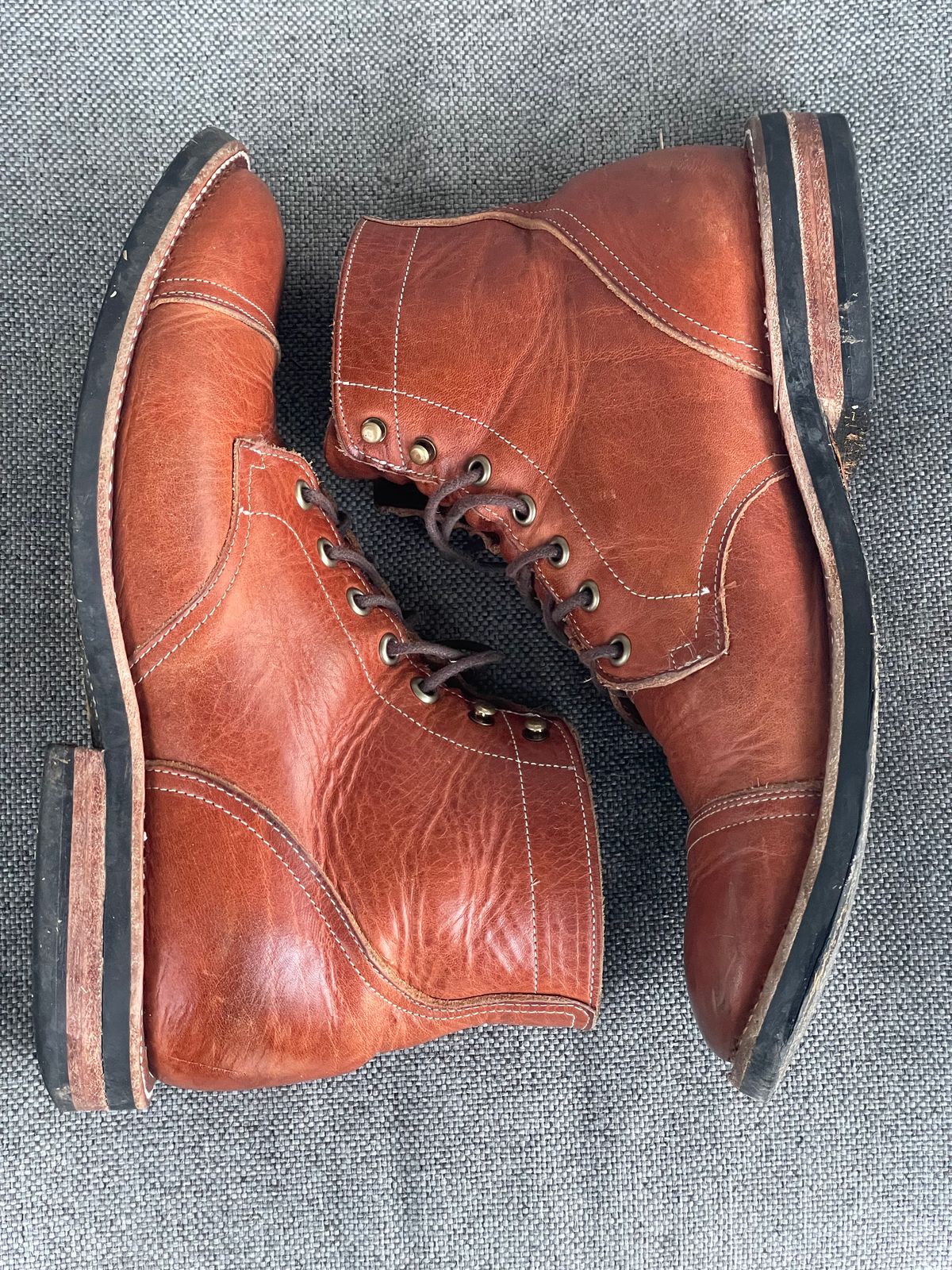 Photo by prock1820 on February 1, 2026 of the Rios of Mercedes Rios Boot No.93 in Horween Chestnut Dublin.