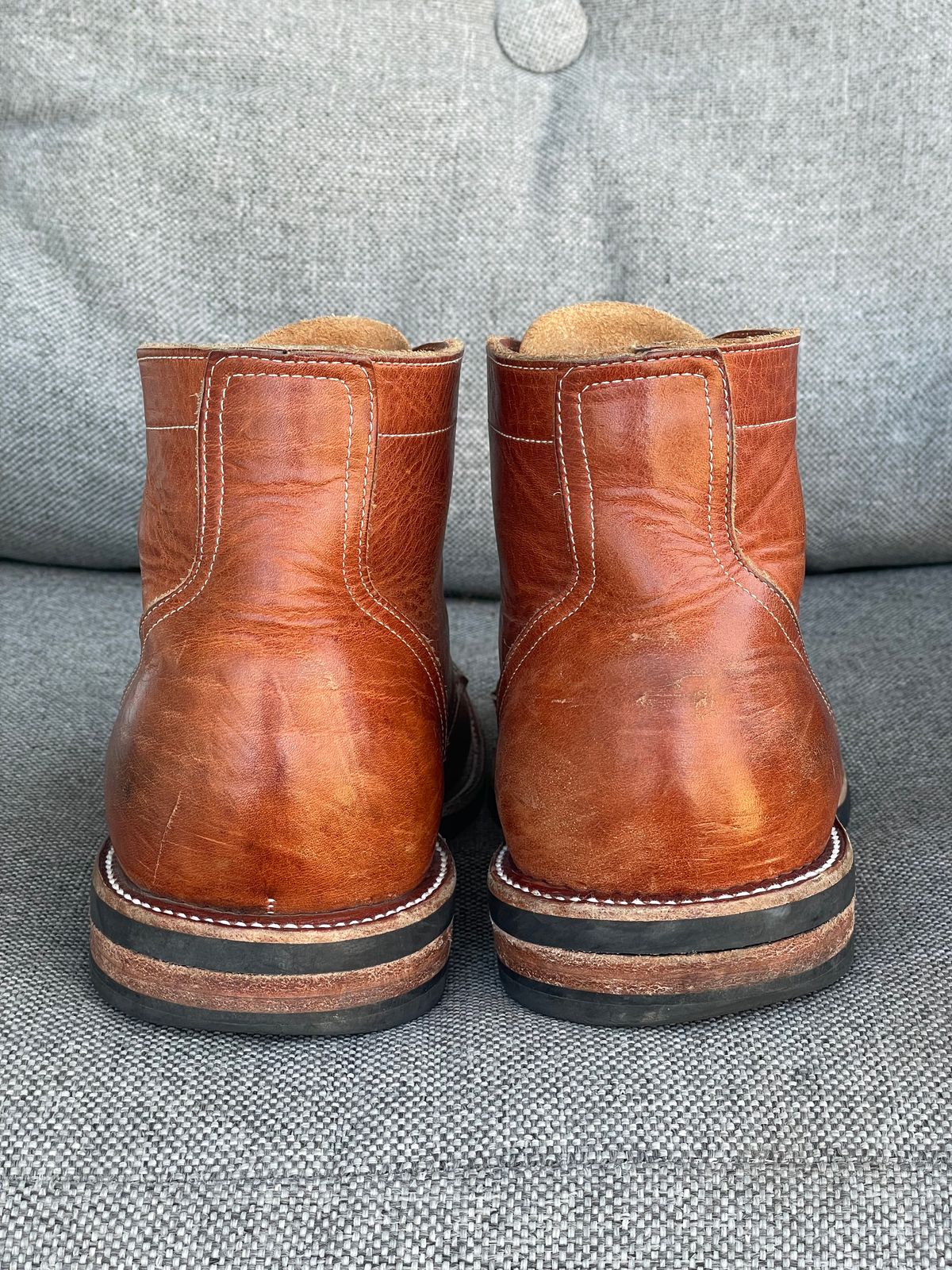Photo by prock1820 on March 1, 2026 of the Rios of Mercedes Rios Boot No.93 in Horween Chestnut Dublin.