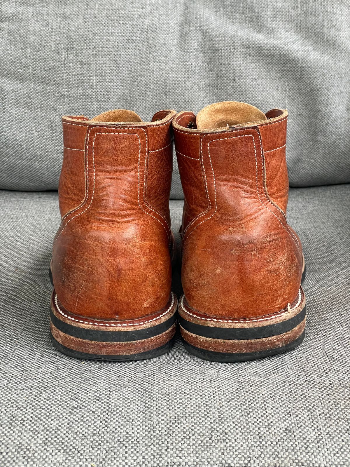 Photo by prock1820 on April 3, 2026 of the Rios of Mercedes Rios Boot No.93 in Horween Chestnut Dublin.