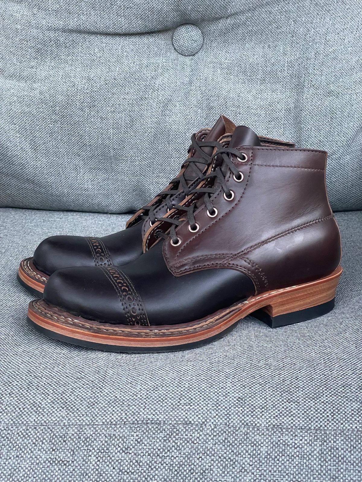 Photo by prock1820 on October 3, 2024 of the White's Semi-Dress in Horween Brown Chromexcel Horsehide.