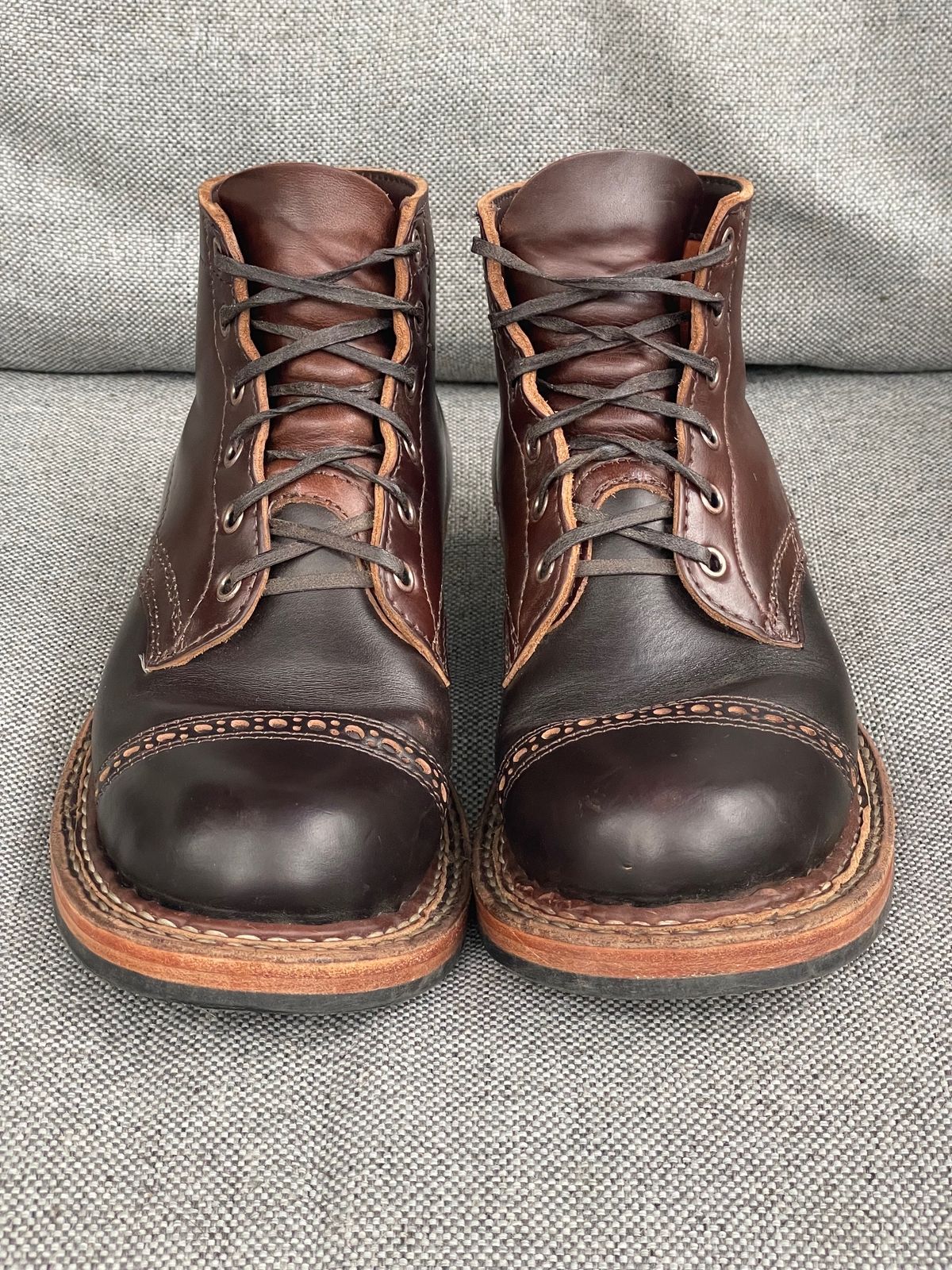 Photo by prock1820 on November 2, 2024 of the White's Semi-Dress in Horween Brown Chromexcel Horsehide.