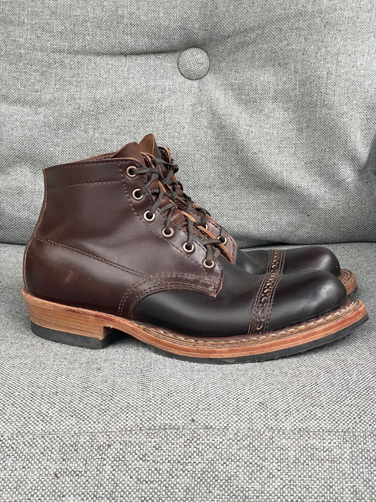 Photo by prock1820 on November 2, 2024 of the White's Semi-Dress in Horween Brown Chromexcel Horsehide.