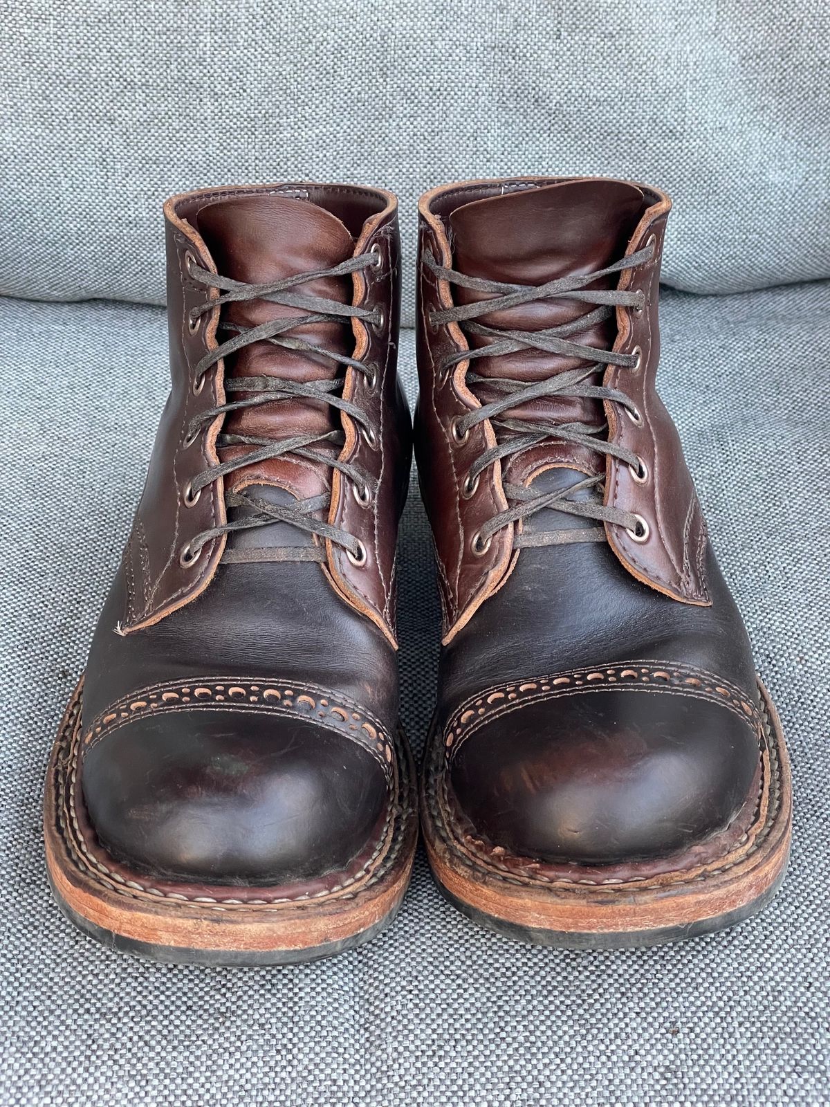 Photo by prock1820 on December 1, 2024 of the White's Semi-Dress in Horween Brown Chromexcel Horsehide.