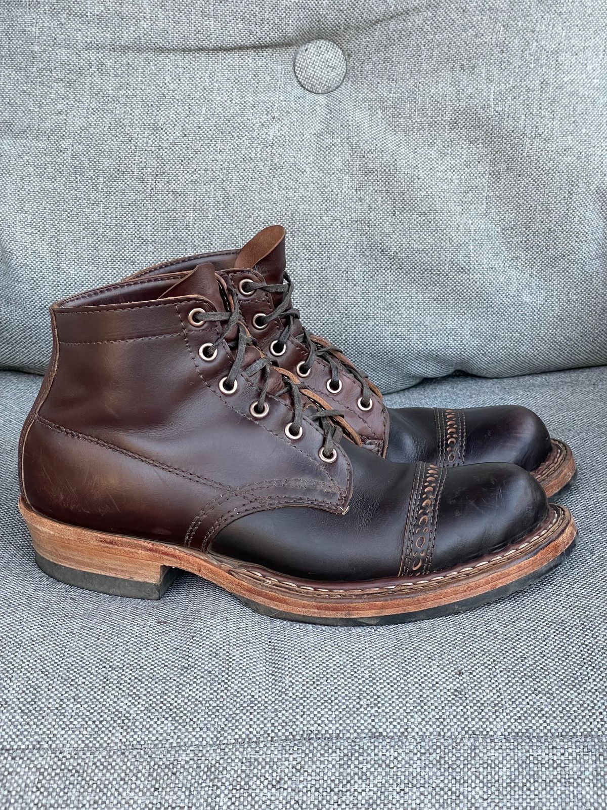 Photo by prock1820 on December 1, 2024 of the White's Semi-Dress in Horween Brown Chromexcel Horsehide.