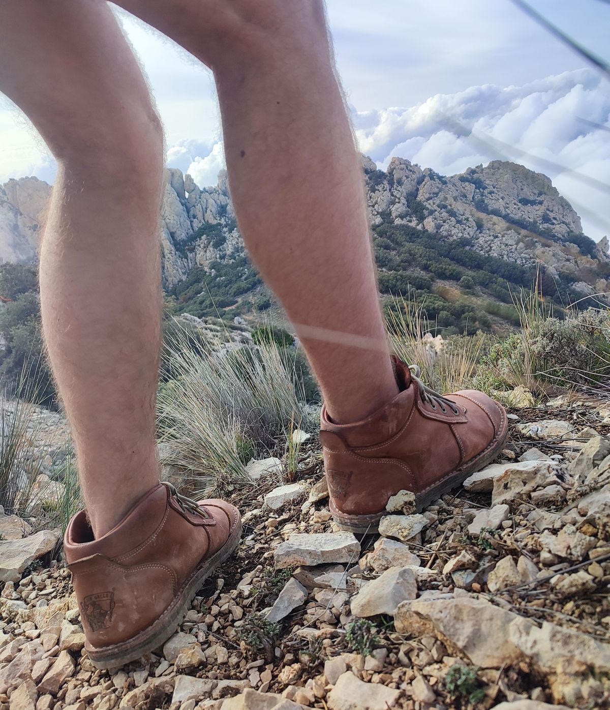 Photo by icarusflies95 on December 5, 2024 of the Jim Green African Ranger Barefoot Boot in Chestnut Tan Full Grain.