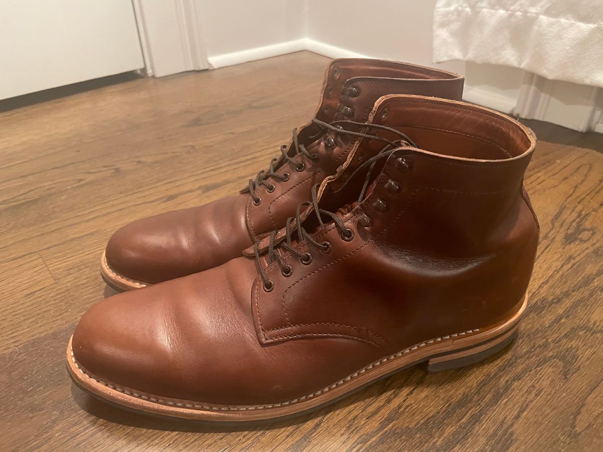 Photo by agpresto on March 3, 2023 of the White's Main Street in Horween Brown Chromexcel.