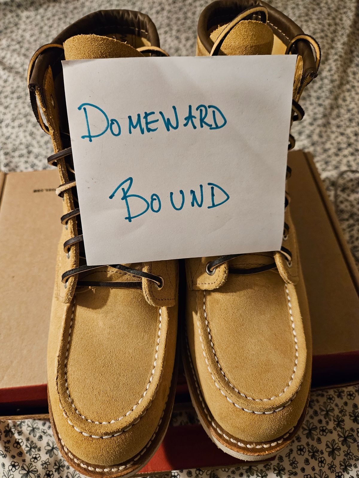 Photo by bro_moc on October 2, 2023 of the Red Wing 6-Inch Classic Moc in S.B. Foot Hawthorne Abilene.
