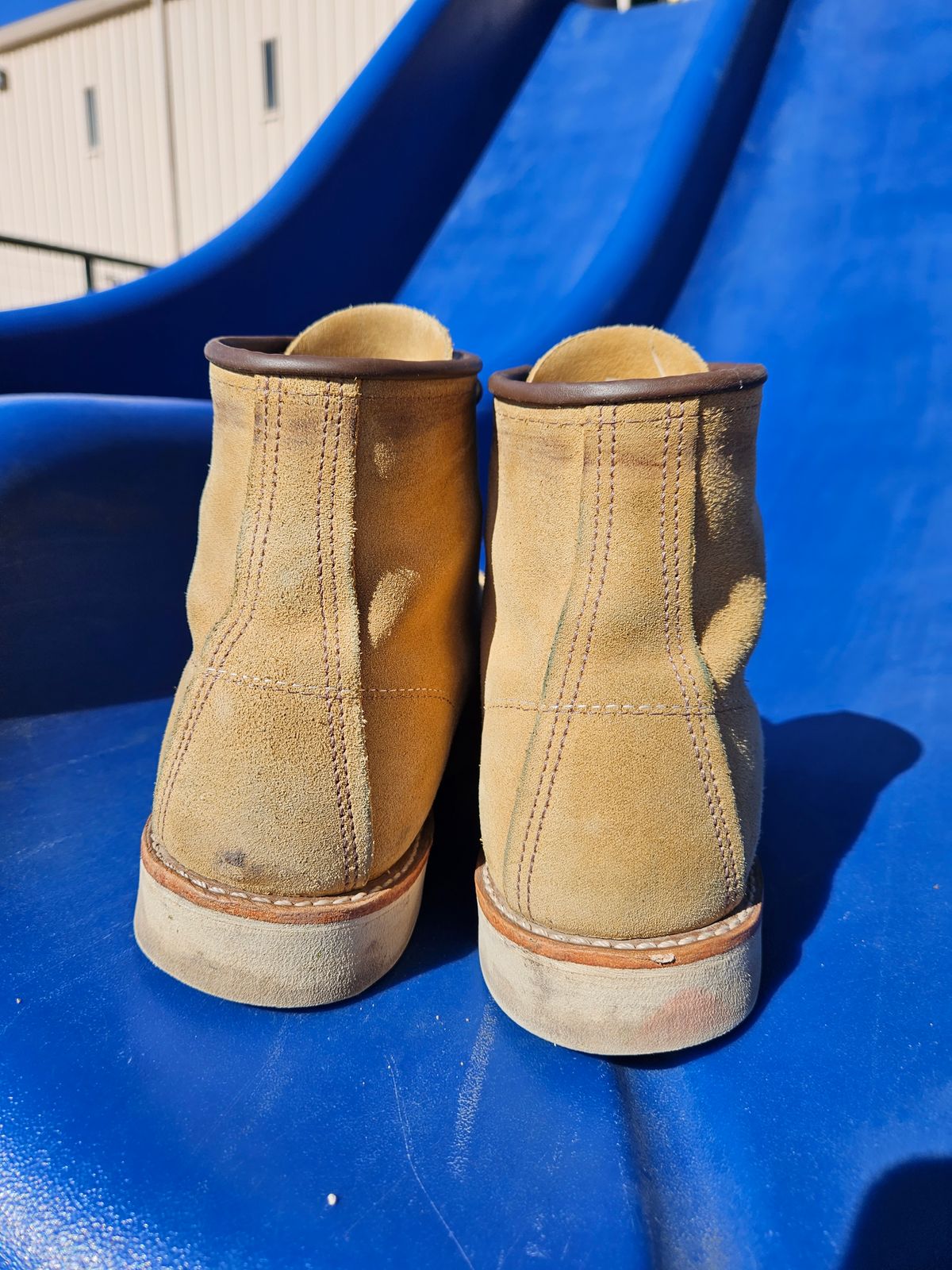 Photo by bro_moc on November 2, 2023 of the Red Wing 6-Inch Classic Moc in S.B. Foot Hawthorne Abilene.