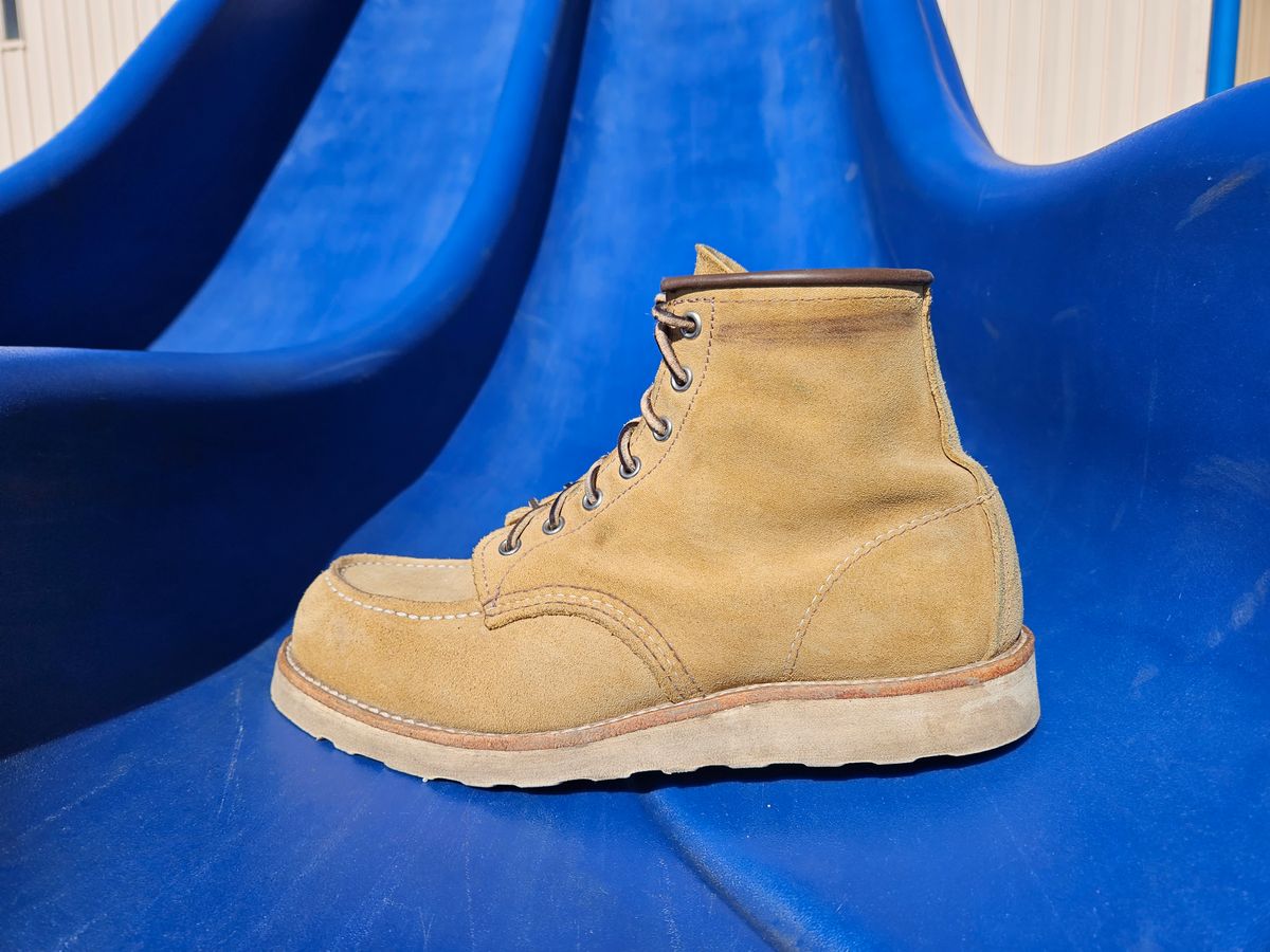 Photo by bro_moc on November 2, 2023 of the Red Wing 6-Inch Classic Moc in S.B. Foot Hawthorne Abilene.
