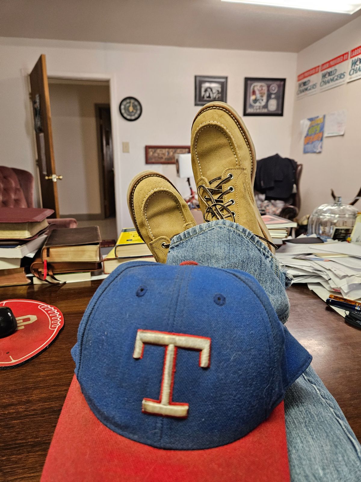 Photo by bro_moc on November 2, 2023 of the Red Wing 6-Inch Classic Moc in S.B. Foot Hawthorne Abilene.