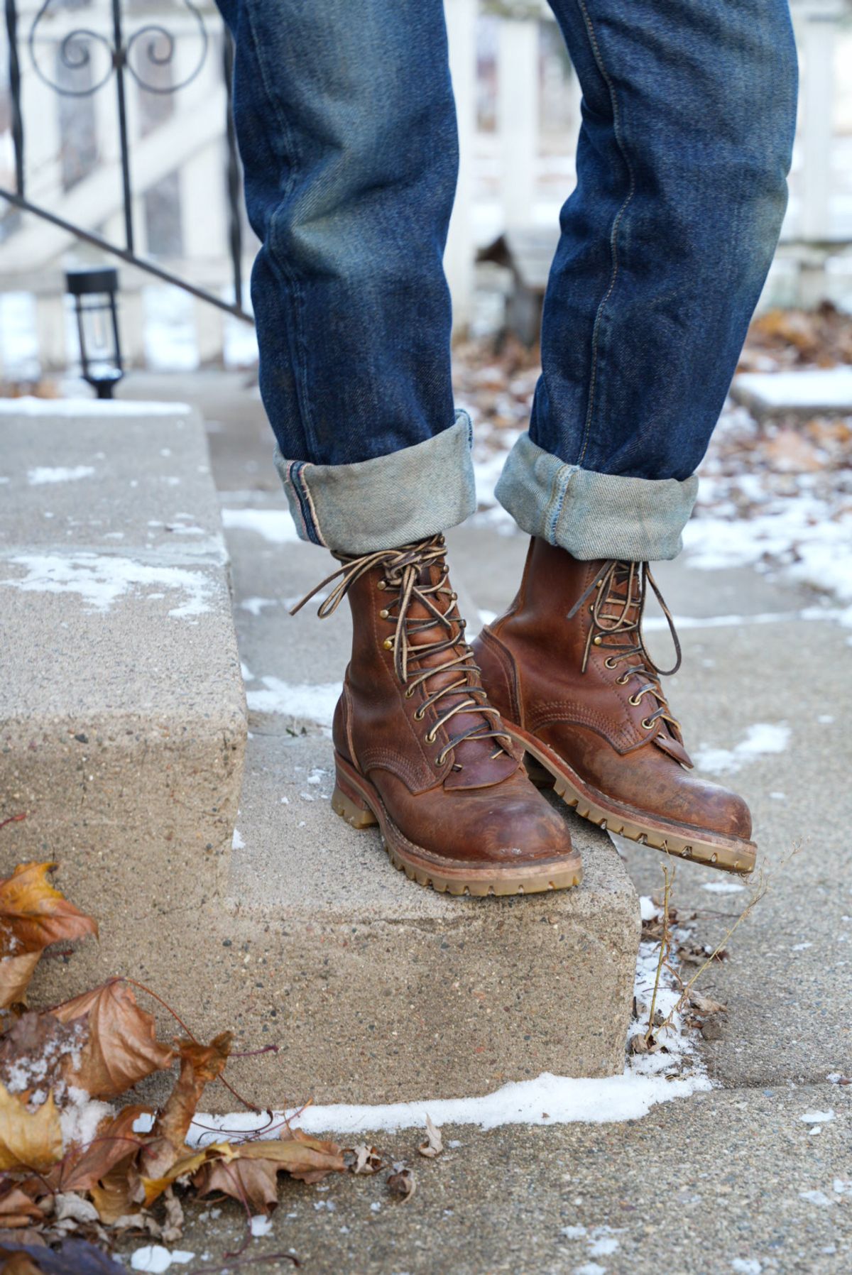 Photo by QuietRabbit on December 4, 2024 of the Nicks Lace Up Heritage in 64 MONARCH.
