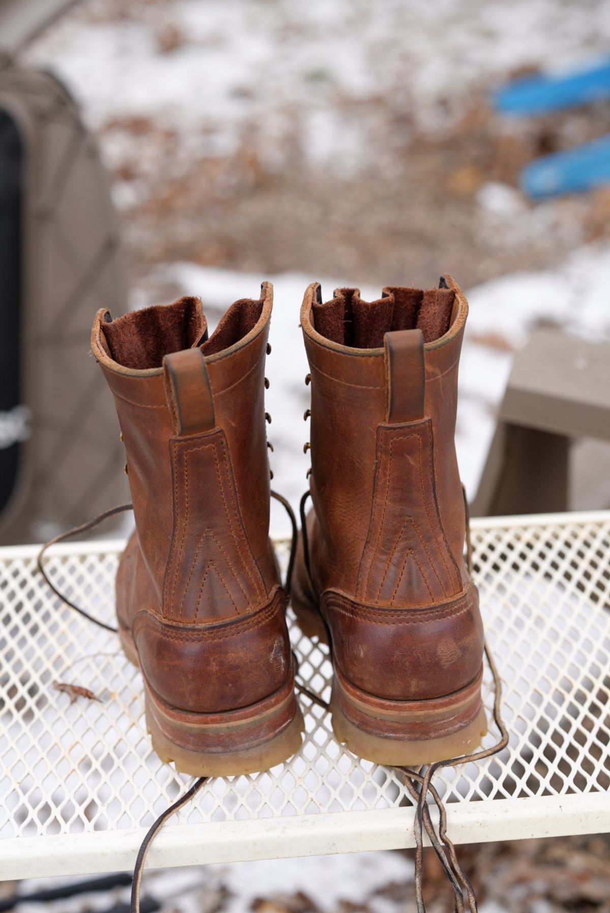 Photo by QuietRabbit on December 4, 2024 of the Nicks Lace Up Heritage in 64 MONARCH.