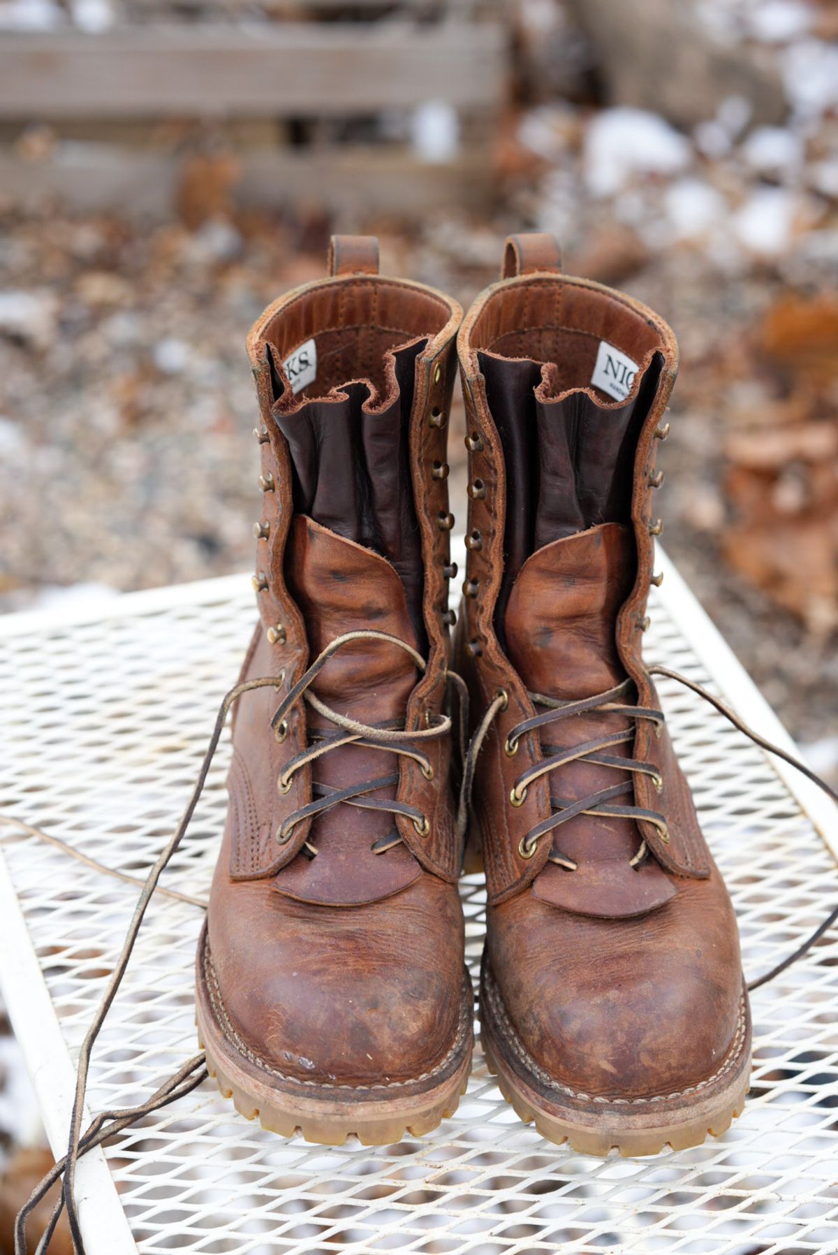 Photo by QuietRabbit on December 4, 2024 of the Nicks Lace Up Heritage in 64 MONARCH.