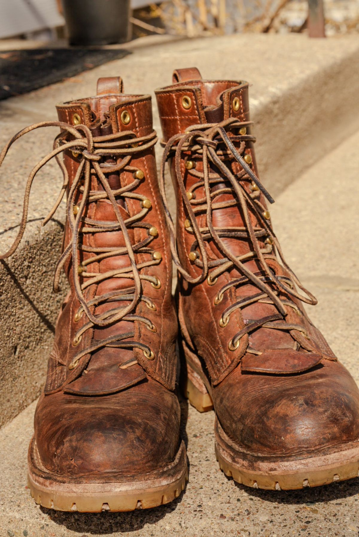 Photo by QuietRabbit on April 5, 2025 of the Nicks Lace Up Heritage in 64 MONARCH.