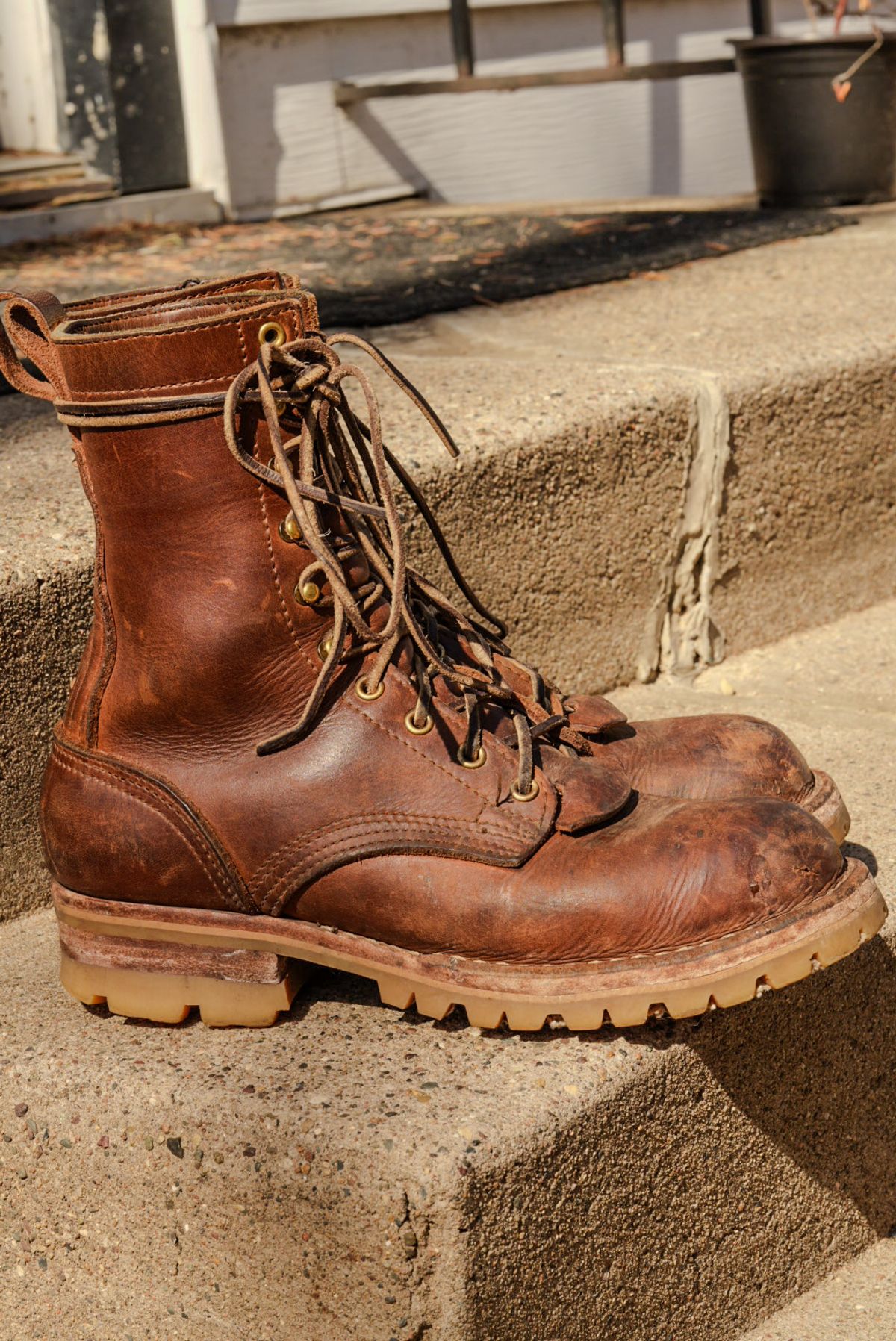 Photo by QuietRabbit on April 5, 2025 of the Nicks Lace Up Heritage in 64 MONARCH.