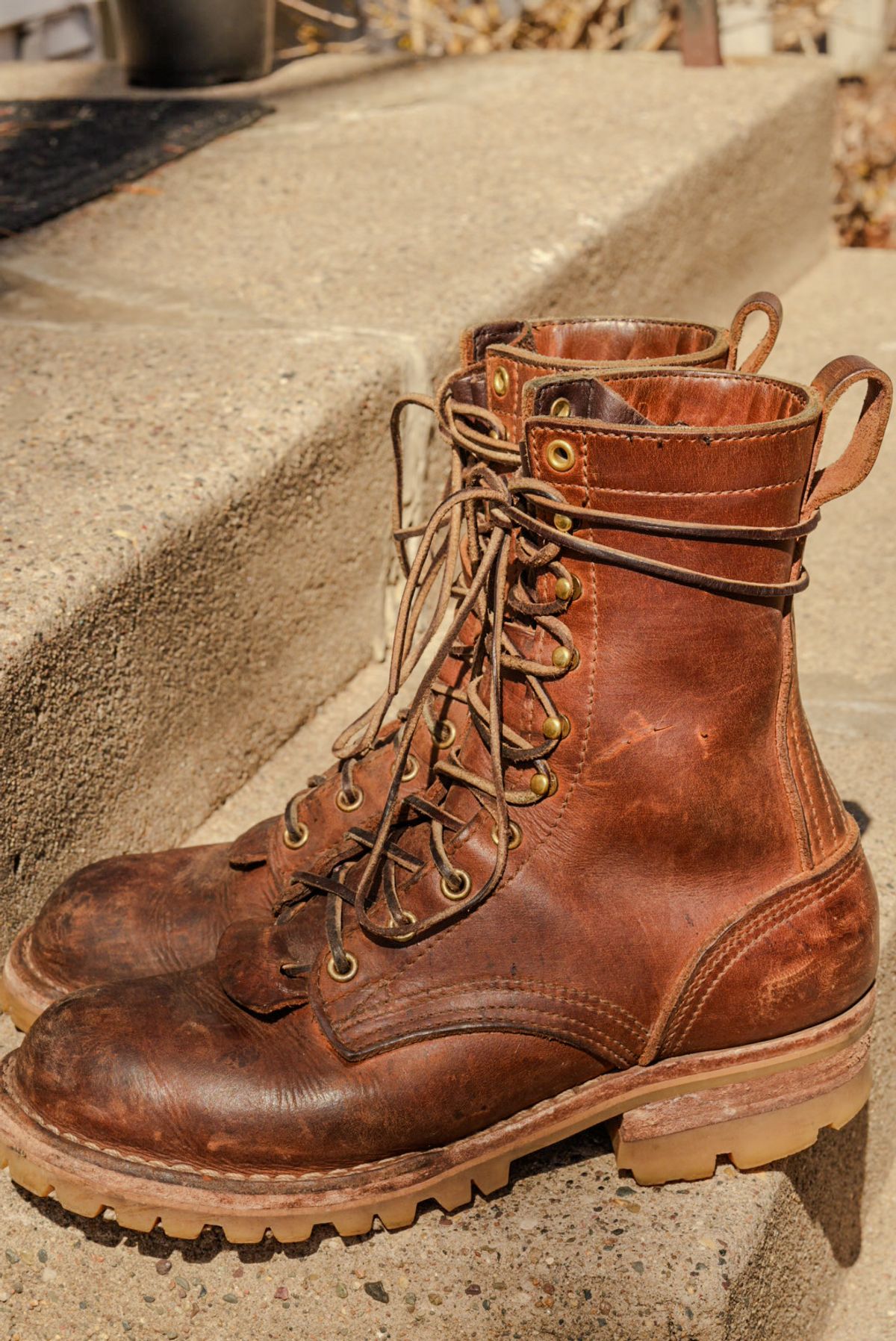 Photo by QuietRabbit on April 5, 2025 of the Nicks Lace Up Heritage in 64 MONARCH.