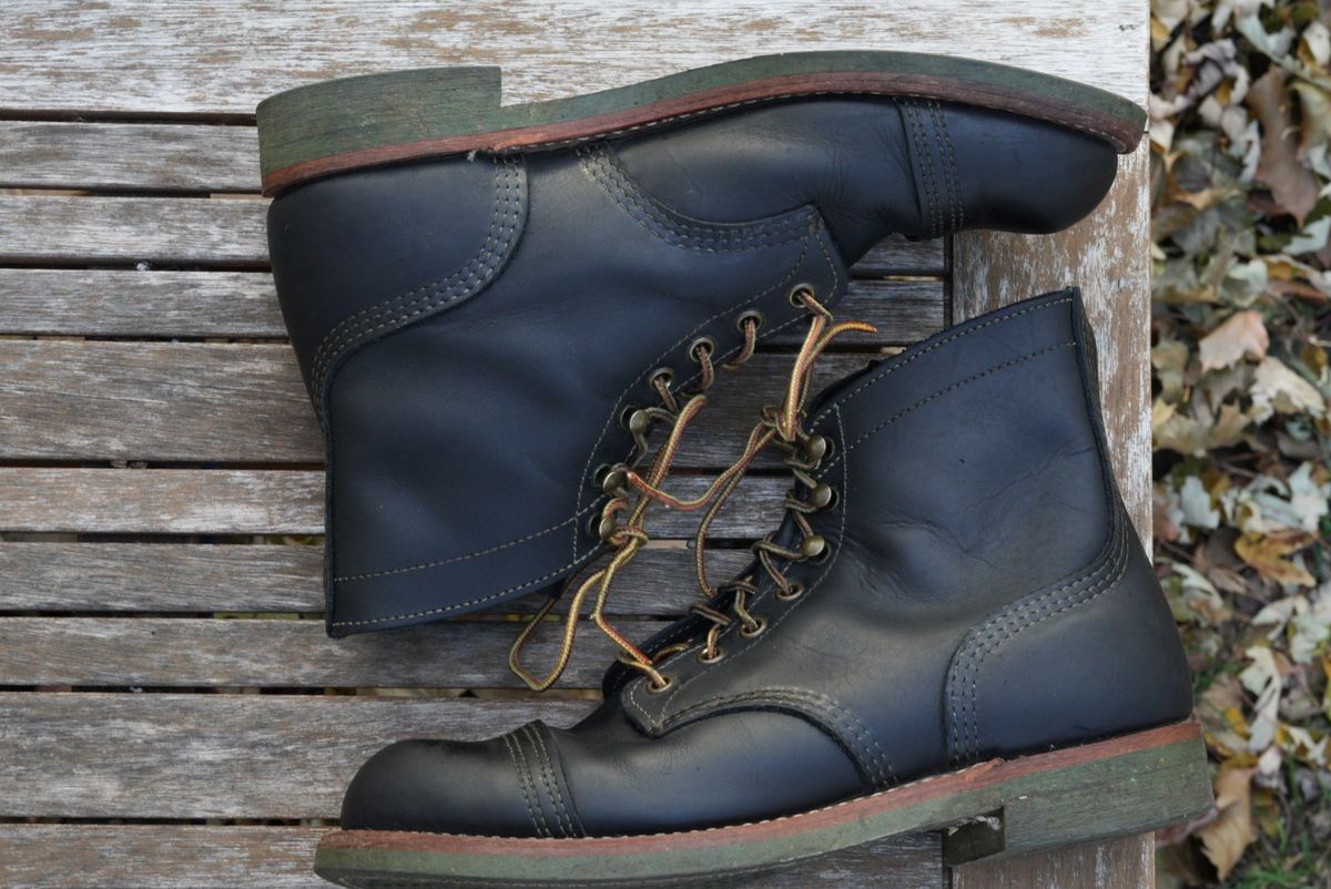 Photo by QuietRabbit on December 2, 2023 of the Red Wing Iron Ranger in S.B. Foot Black Harness.