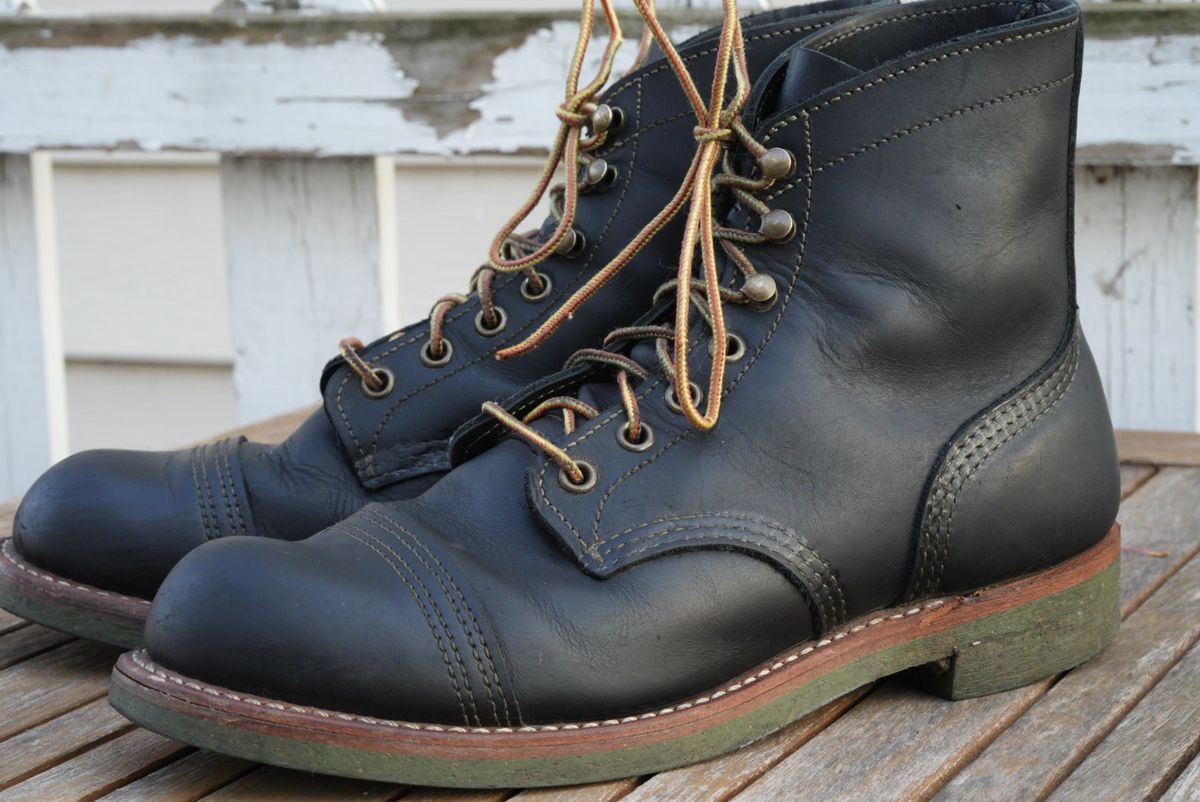 Photo by QuietRabbit on December 2, 2023 of the Red Wing Iron Ranger in S.B. Foot Black Harness.