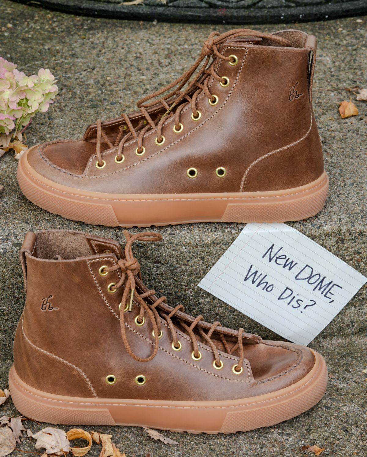 Photo by QuietRabbit on October 1, 2025 of the Bob Henderson Railtown Sneaker Boots in Horween Natural Chromexcel.