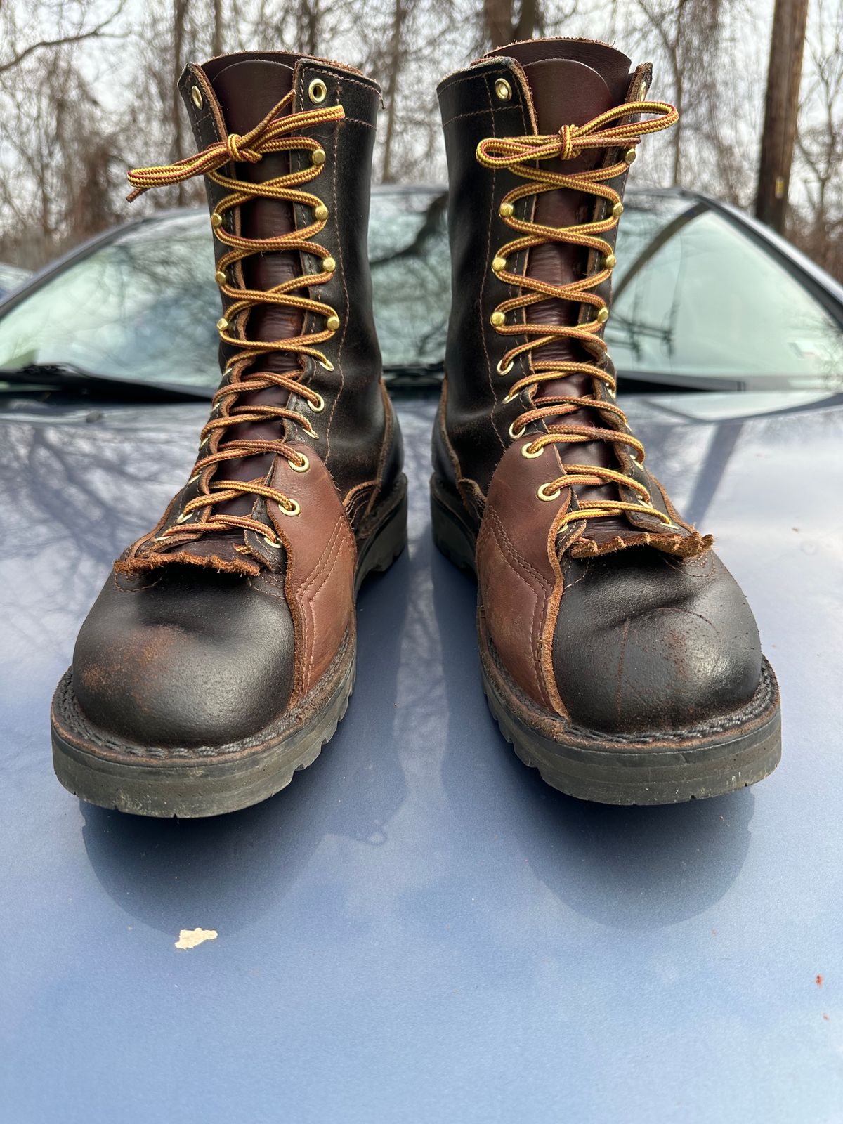 Photo by SiegePerilous. on January 2, 2024 of the Nicks x Rose Anvil ND3 in Horween Brown Waxed Flesh.