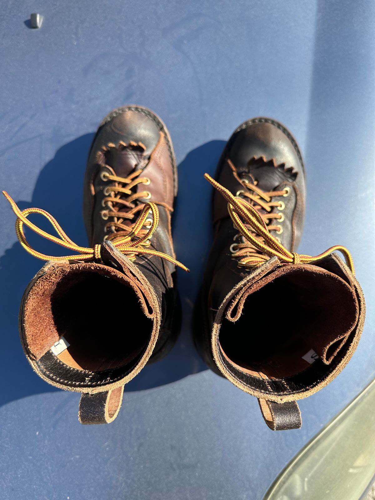 Photo by SiegePerilous. on February 4, 2024 of the Nicks x Rose Anvil ND3 in Horween Brown Waxed Flesh.