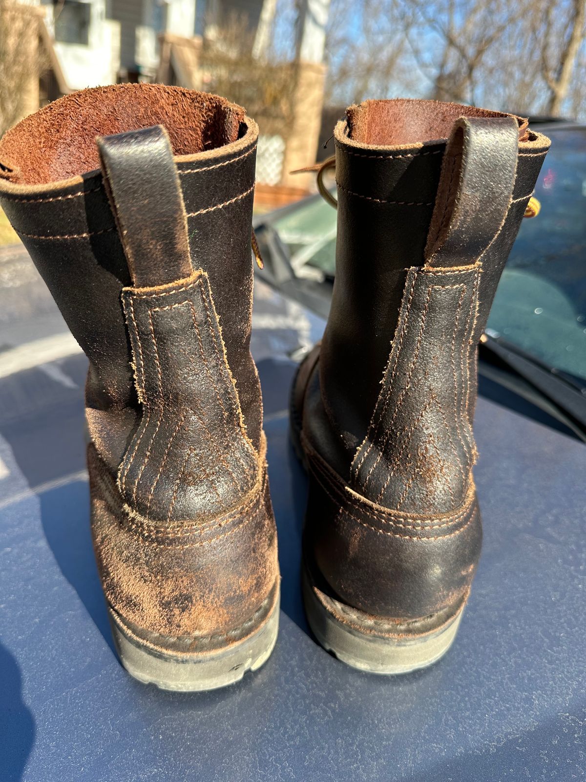 Photo by SiegePerilous. on February 4, 2024 of the Nicks x Rose Anvil ND3 in Horween Brown Waxed Flesh.