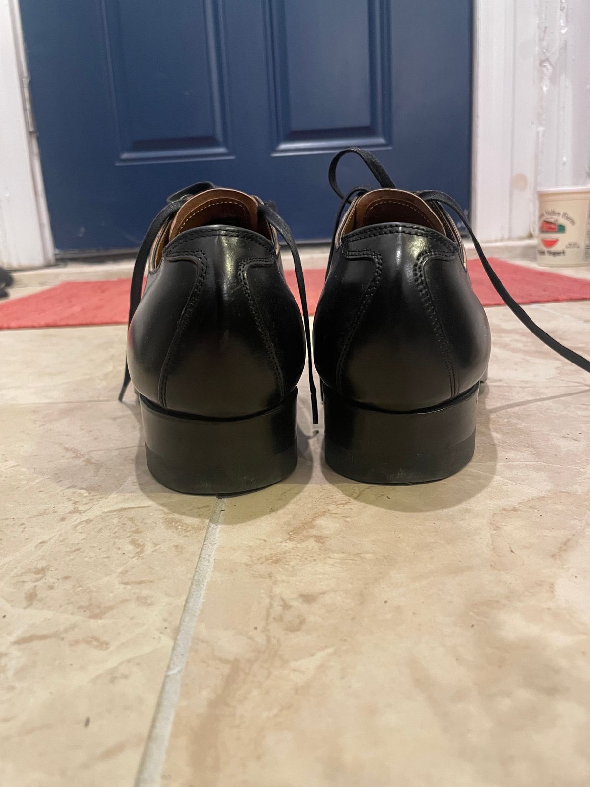 Photo by BoozeHero on November 6, 2025 of the Clinch Service Shoes in Black Shell Cordovan.