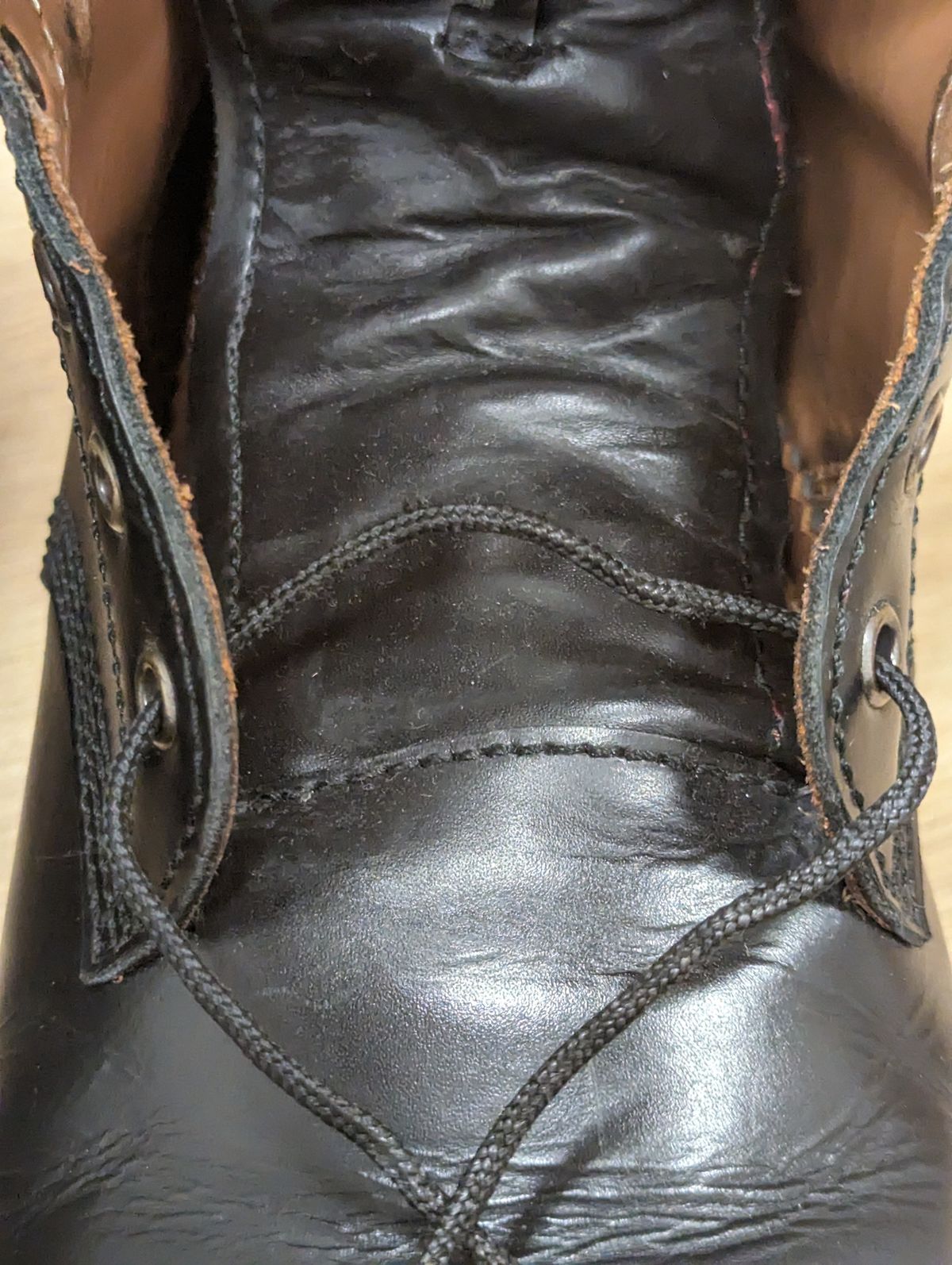 Photo by User1 on March 26, 2024 of the Nordd Leather Black Beauty in Black Pull Up.