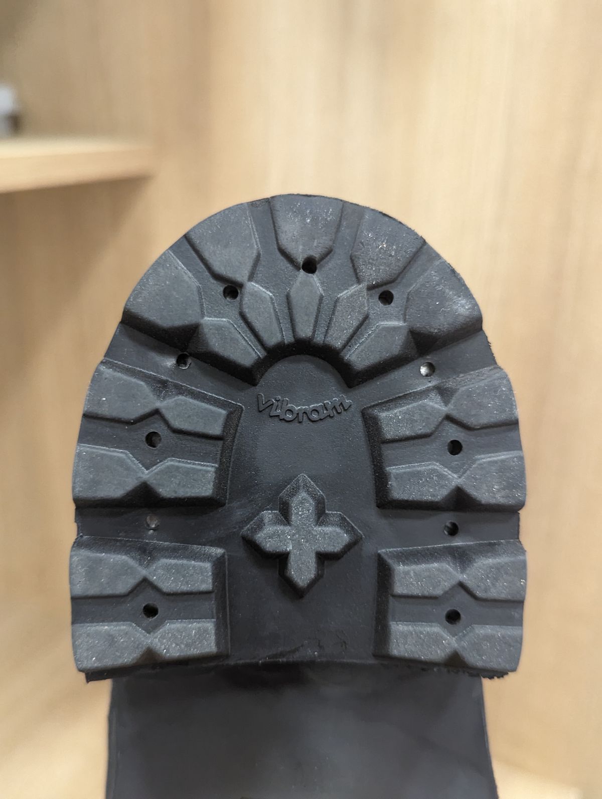 Photo by User1 on March 26, 2024 of the Drew's Boots 8-Inch Logger in Black Smooth & Black Roughout.