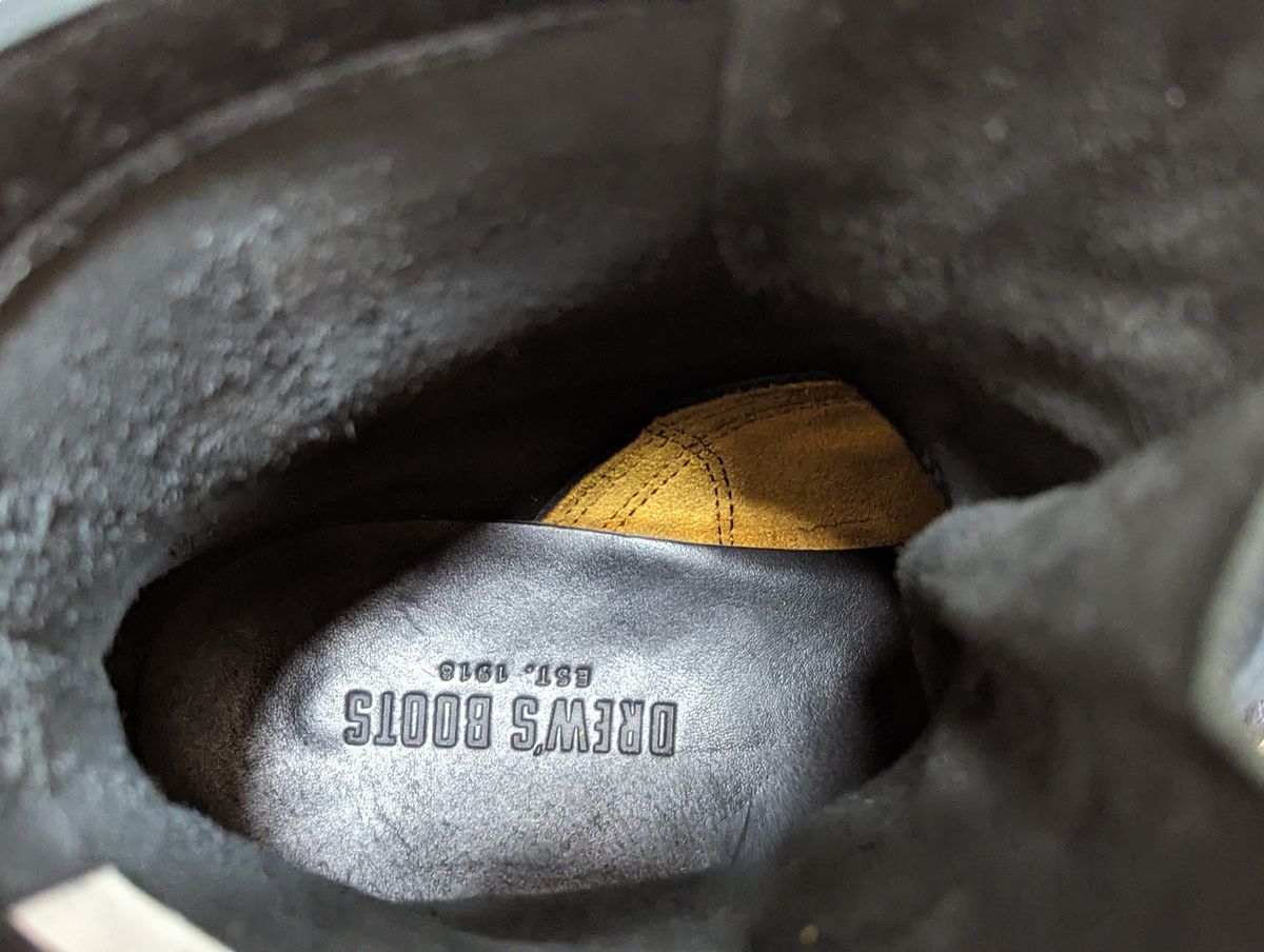 Photo by User1 on March 16, 2024 of the Drew's Boots 8-Inch Logger in Black Smooth & Black Roughout.