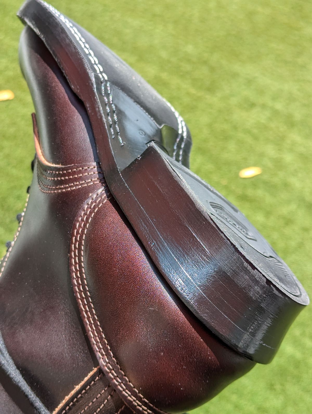 Photo by User1 on October 9, 2024 of the Nicks Custom Model in Wickett & Craig Walnut Double Stuffed.