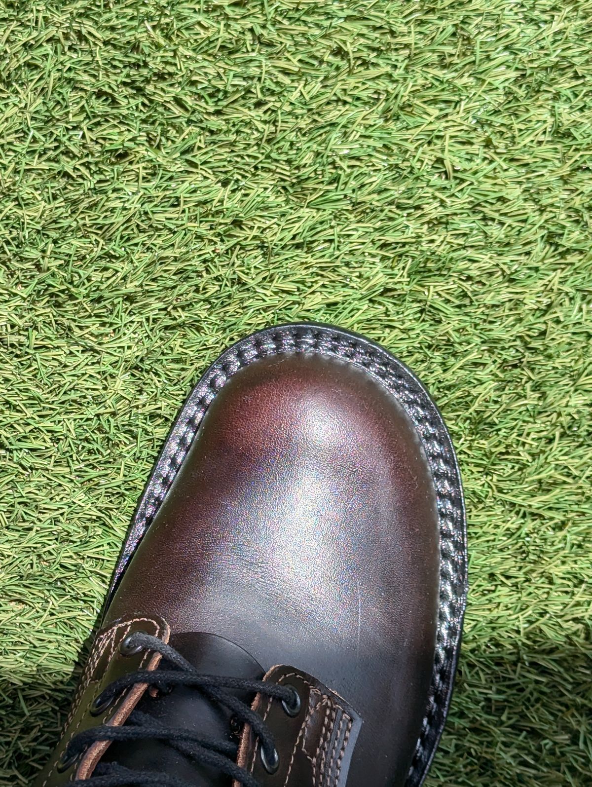Photo by User1 on October 9, 2024 of the Nicks Custom Model in Wickett & Craig Walnut Double Stuffed.