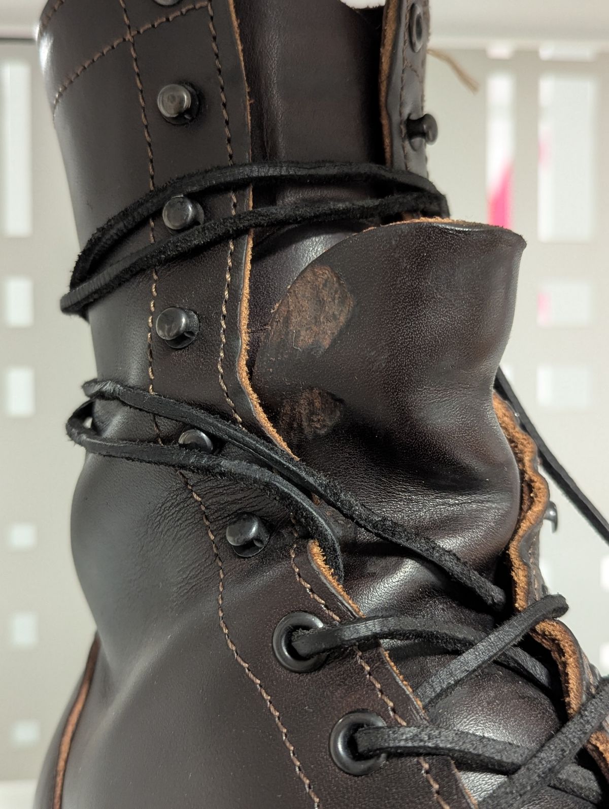 Photo by User1 on February 20, 2025 of the Nicks Custom Model in Wickett & Craig Walnut Double Stuffed.