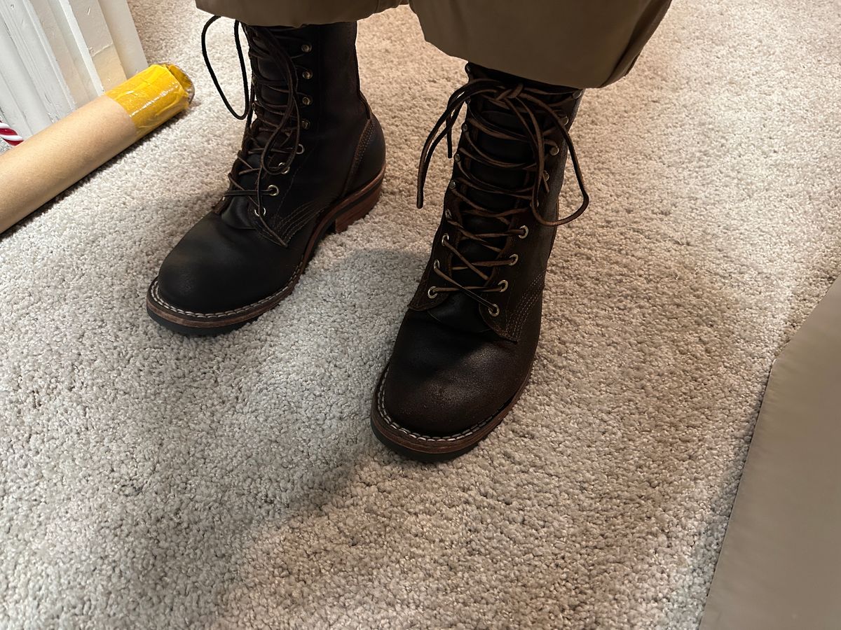 Photo by sweetchippies on November 26, 2022 of the Nicks Robert in Horween Brown Waxed Flesh.