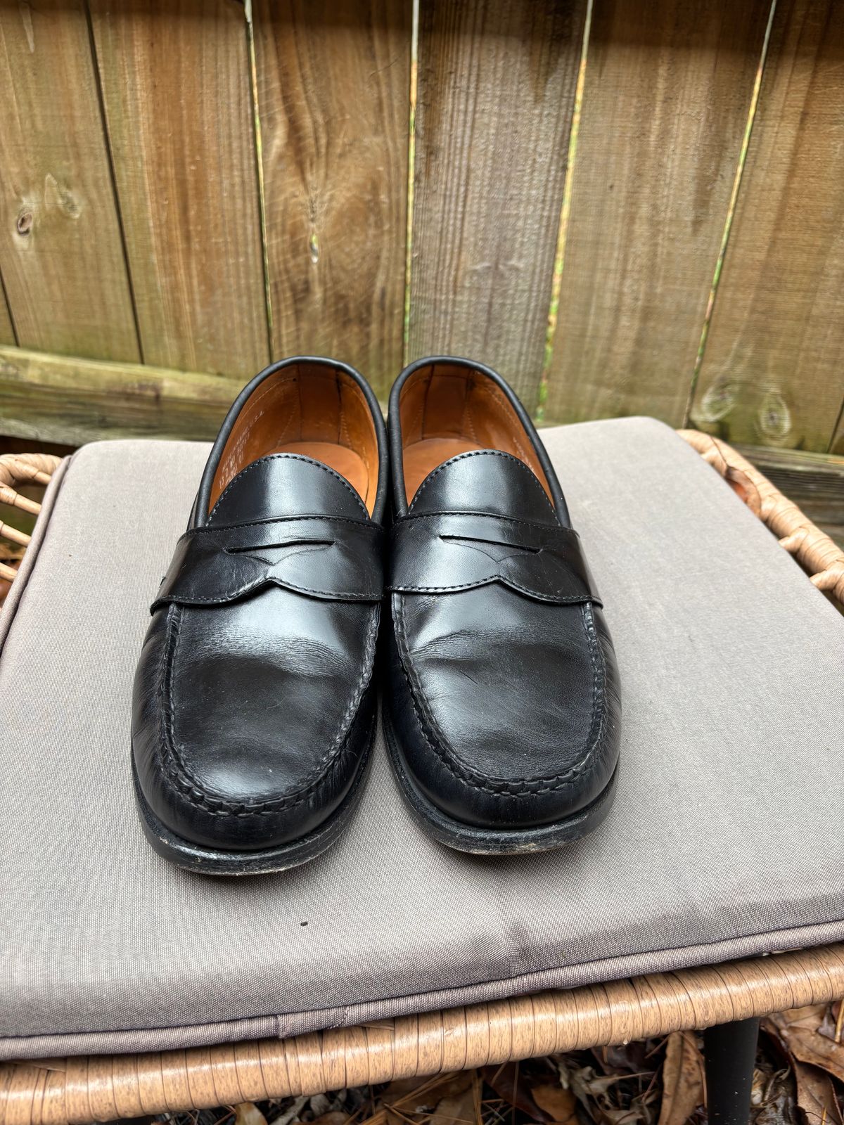 Photo by nickhwils on November 2, 2025 of the Rancourt & Co. Weltline Penny Loafer in Black Calfskin.
