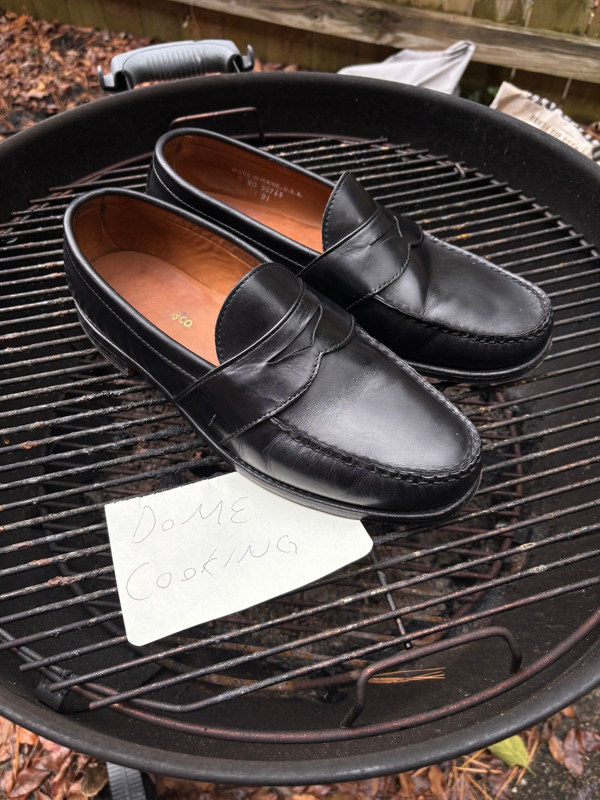 Photo by nickhwils on November 2, 2025 of the Rancourt & Co. Weltline Penny Loafer in Black Calfskin.