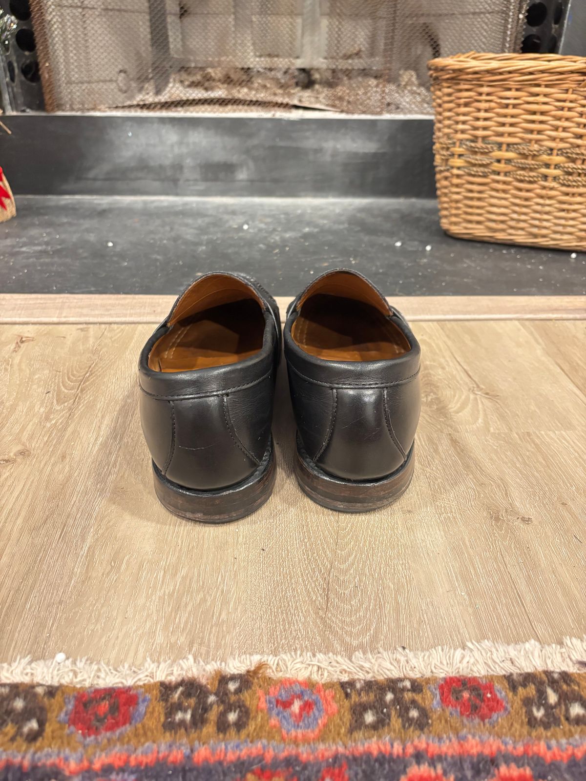 Photo by nickhwils on December 5, 2025 of the Rancourt & Co. Weltline Penny Loafer in Black Calfskin.