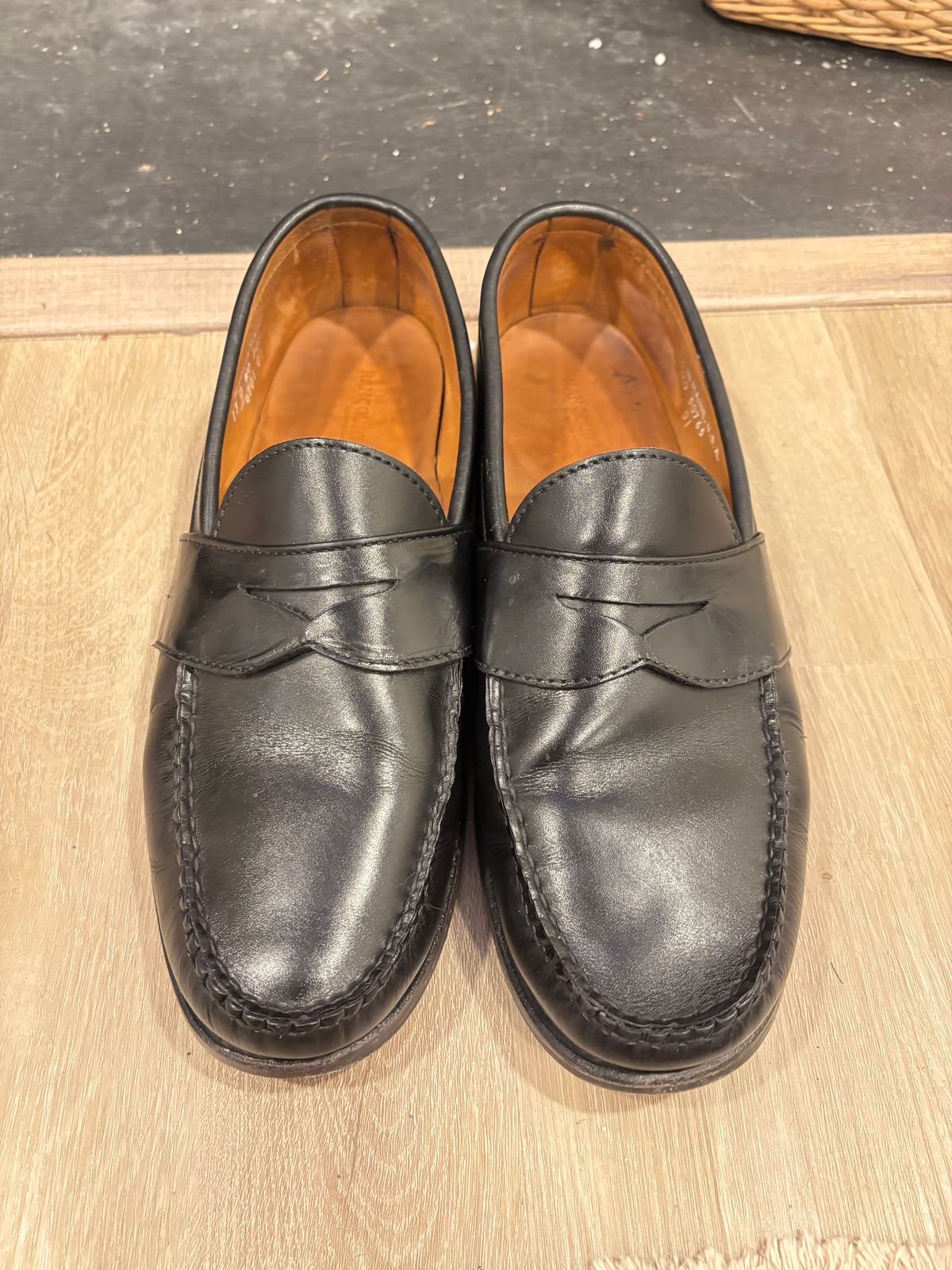 Photo by nickhwils on December 5, 2025 of the Rancourt & Co. Weltline Penny Loafer in Black Calfskin.
