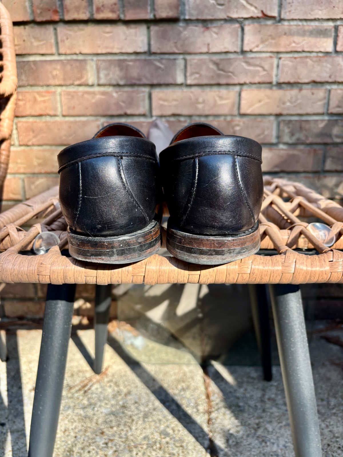 Photo by nickhwils on February 2, 2026 of the Rancourt & Co. Weltline Penny Loafer in Black Calfskin.
