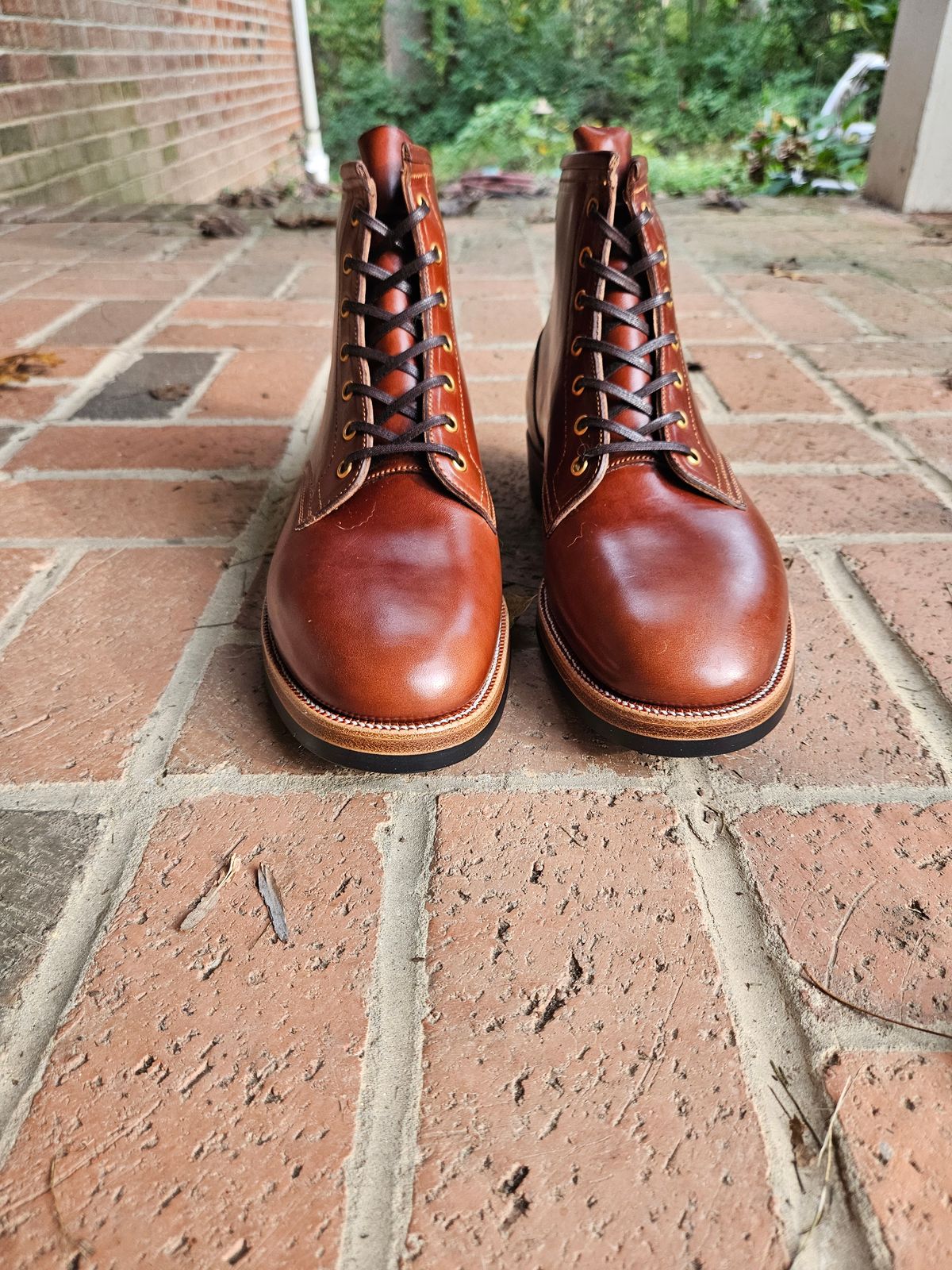Photo by bars_grover23 on October 5, 2024 of the Iron Boots The Chosen One in Maryam Toscanello TPR Horsebutt.