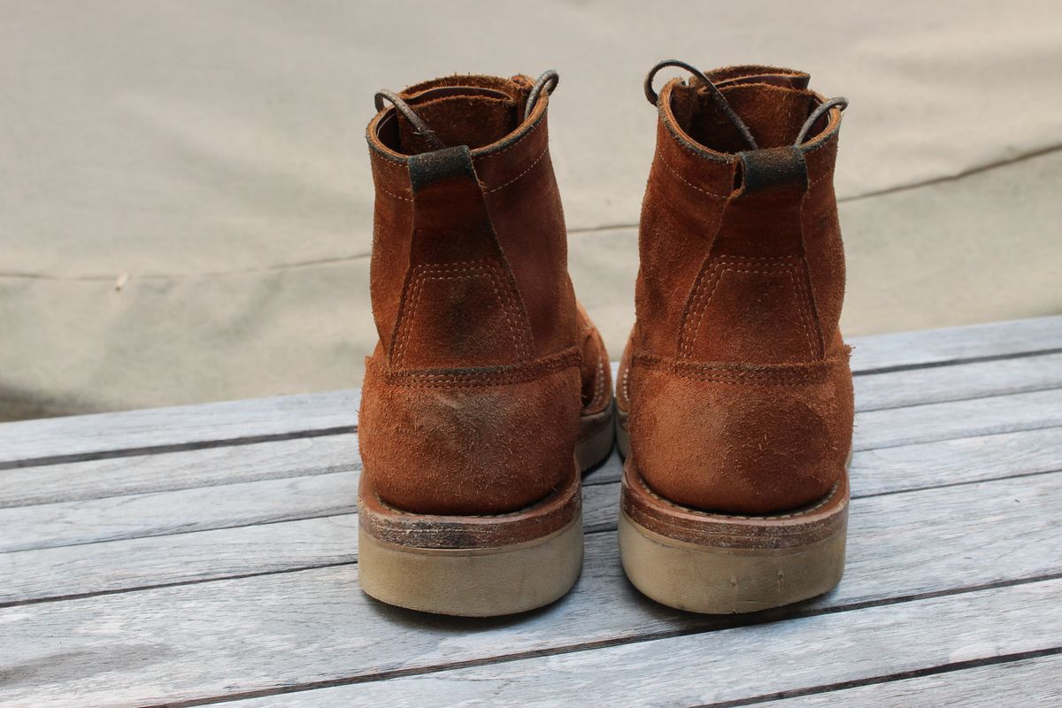 Photo by bars_grover23 on October 2, 2025 of the White's C350-CS in Seidel Red Dog Oil Tan Roughout.