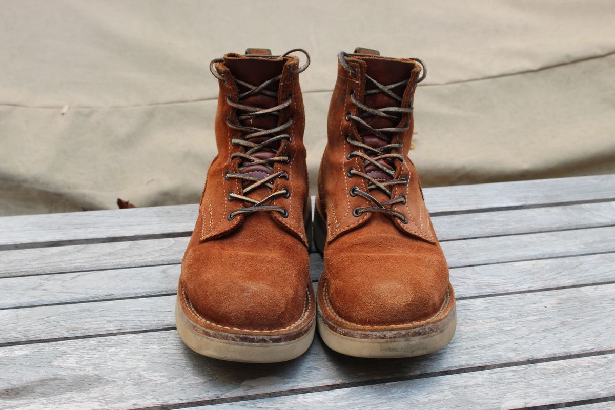 Photo by bars_grover23 on October 2, 2025 of the White's C350-CS in Seidel Red Dog Oil Tan Roughout.