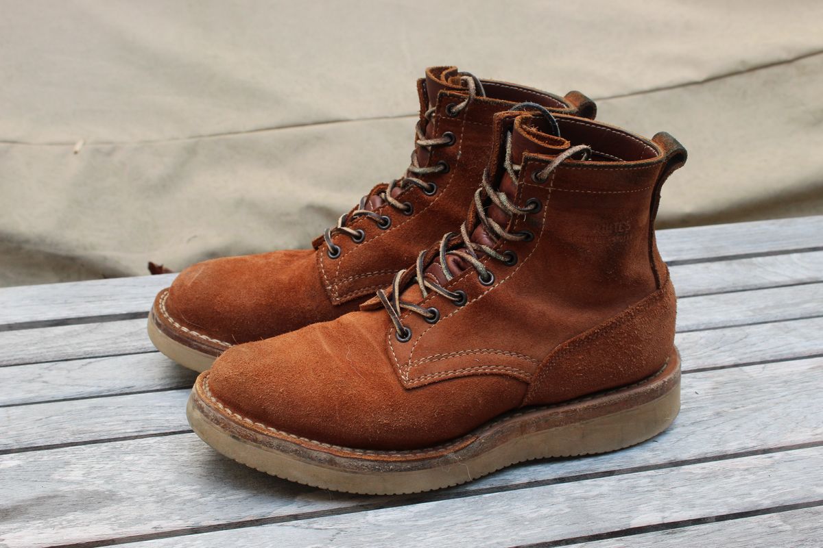 Photo by bars_grover23 on October 2, 2025 of the White's C350-CS in Seidel Red Dog Oil Tan Roughout.
