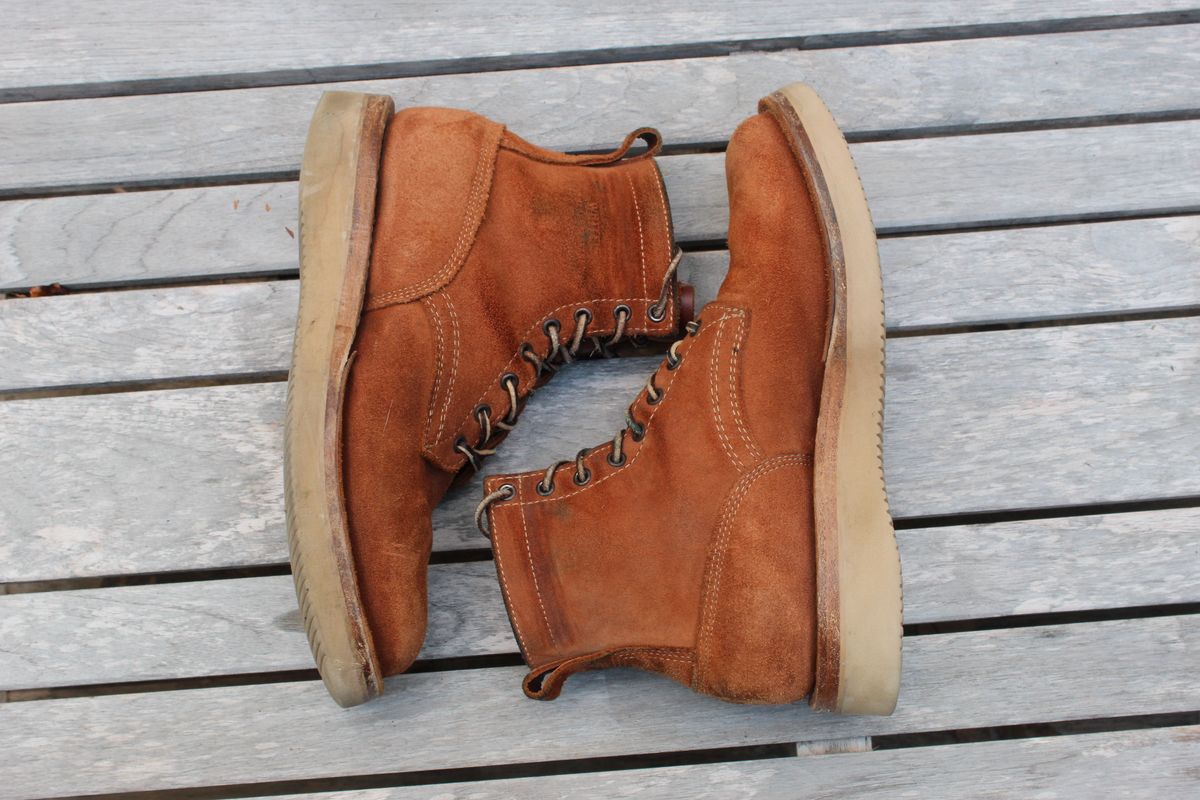 Photo by bars_grover23 on October 2, 2025 of the White's C350-CS in Seidel Red Dog Oil Tan Roughout.