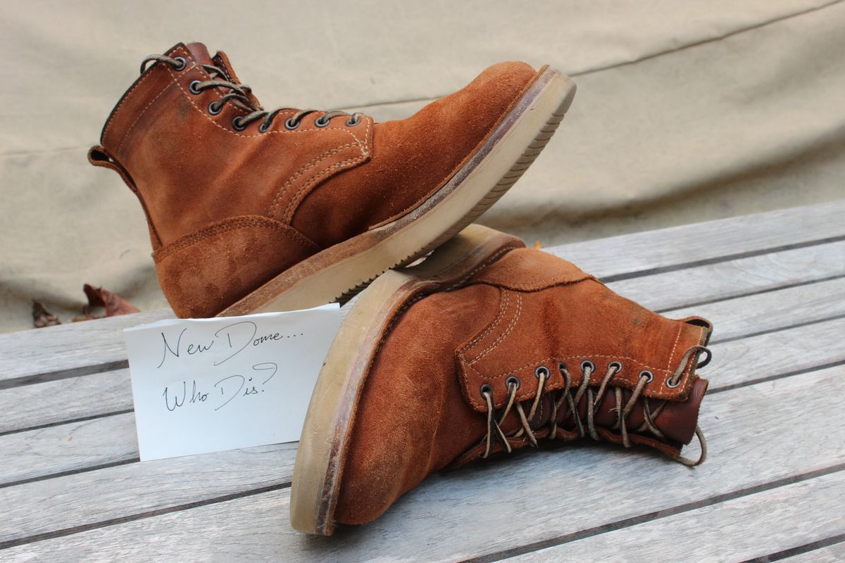 Photo by bars_grover23 on October 2, 2025 of the White's C350-CS in Seidel Red Dog Oil Tan Roughout.