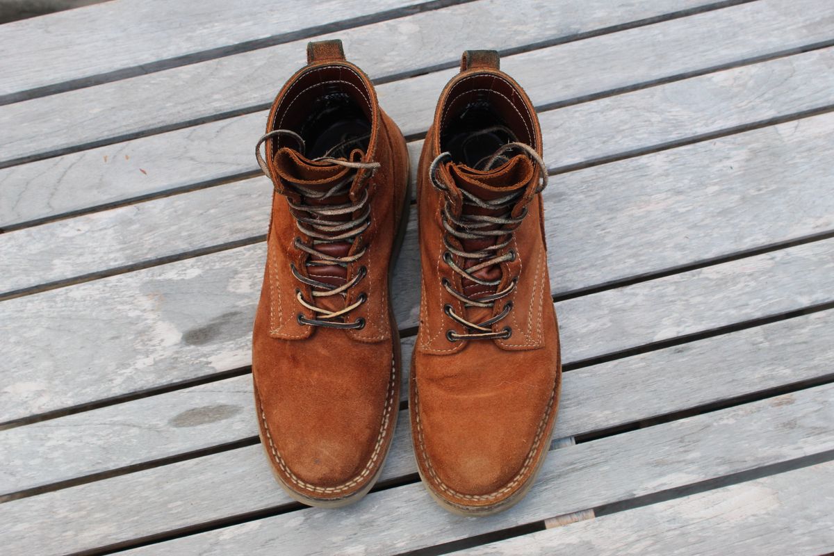 Photo by bars_grover23 on October 2, 2025 of the White's C350-CS in Seidel Red Dog Oil Tan Roughout.