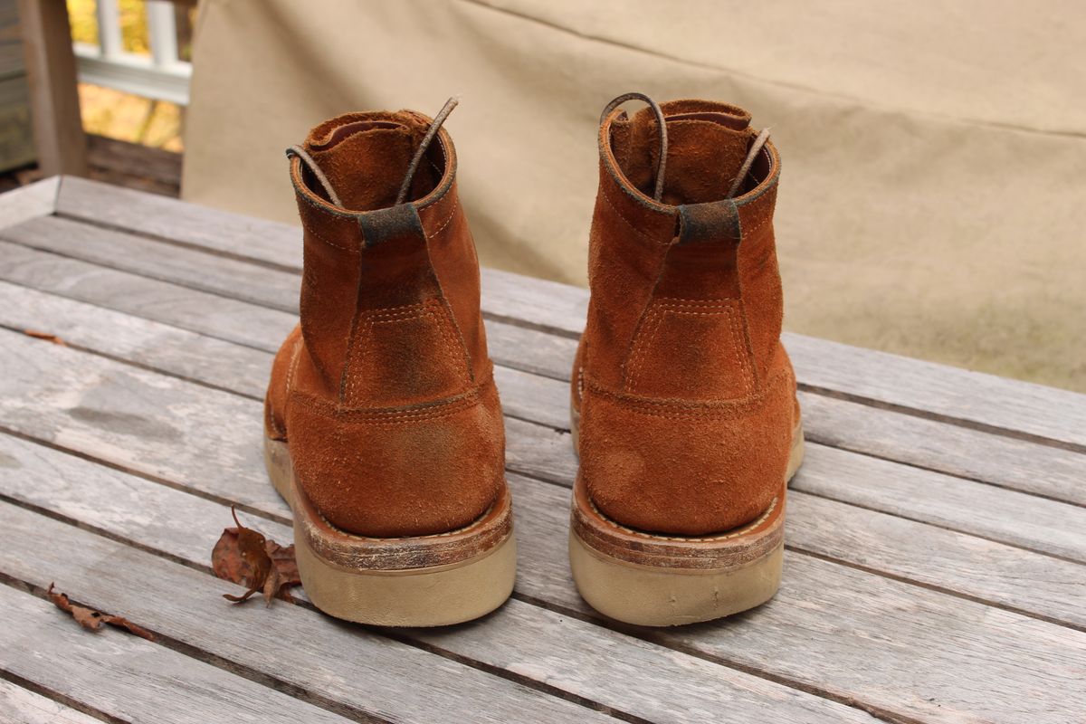 Photo by bars_grover23 on November 2, 2025 of the White's C350-CS in Seidel Red Dog Oil Tan Roughout.