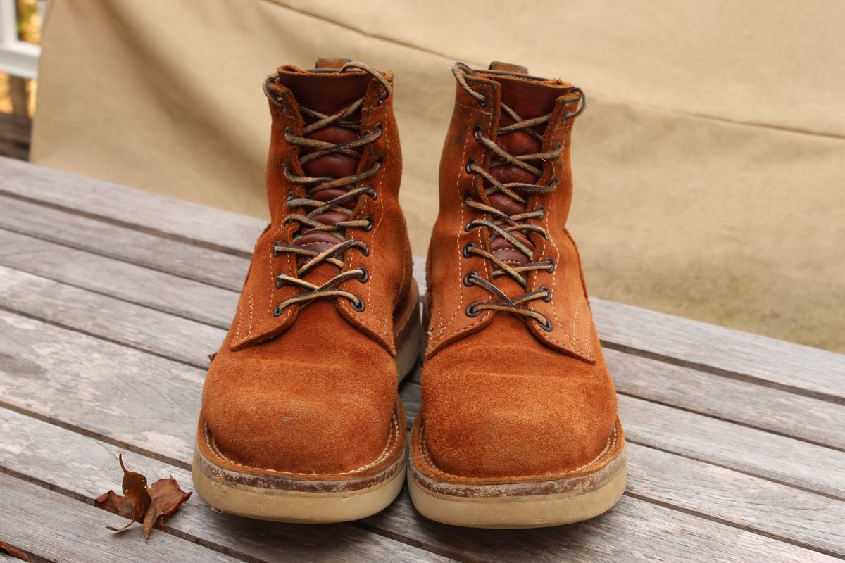 Photo by bars_grover23 on November 2, 2025 of the White's C350-CS in Seidel Red Dog Oil Tan Roughout.