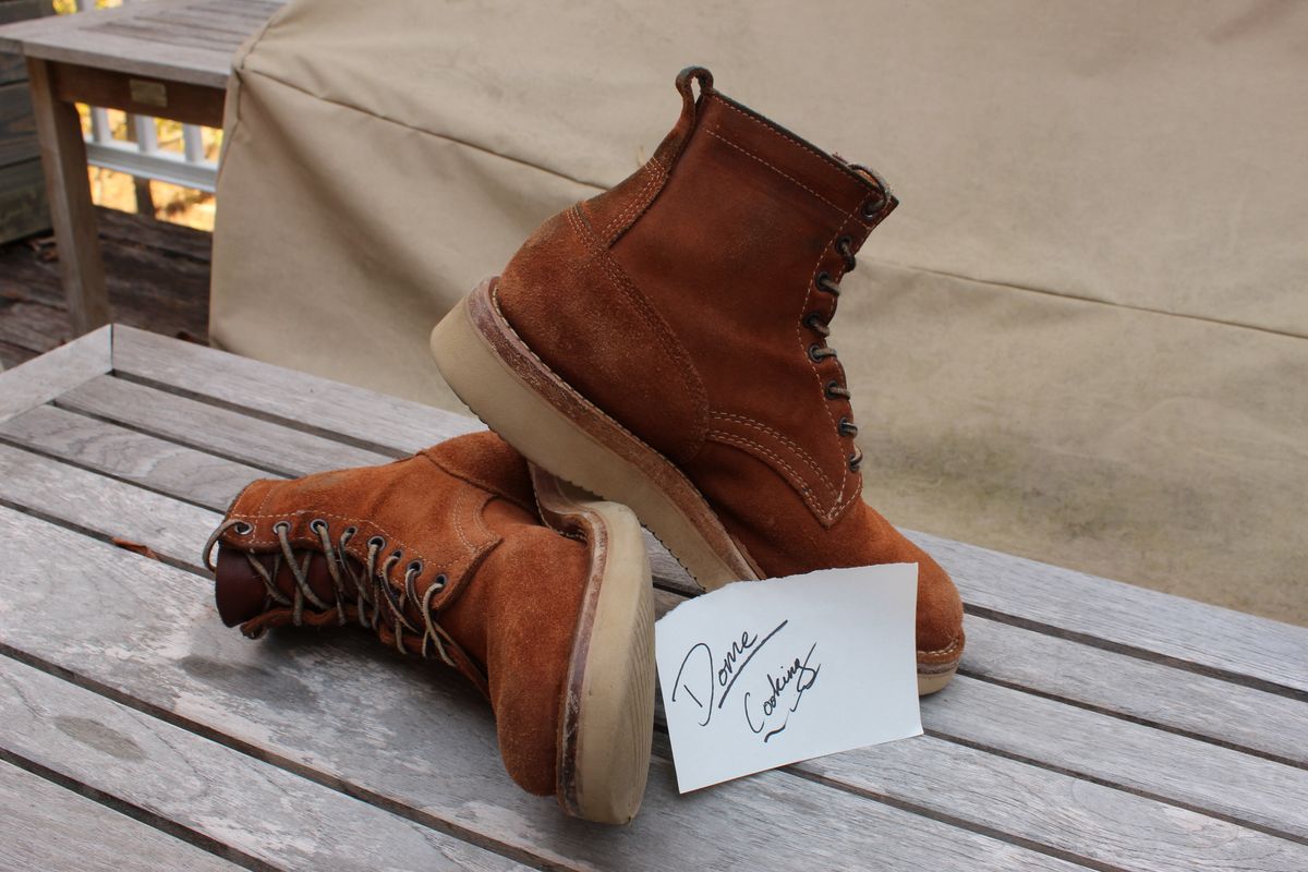 Photo by bars_grover23 on November 2, 2025 of the White's C350-CS in Seidel Red Dog Oil Tan Roughout.